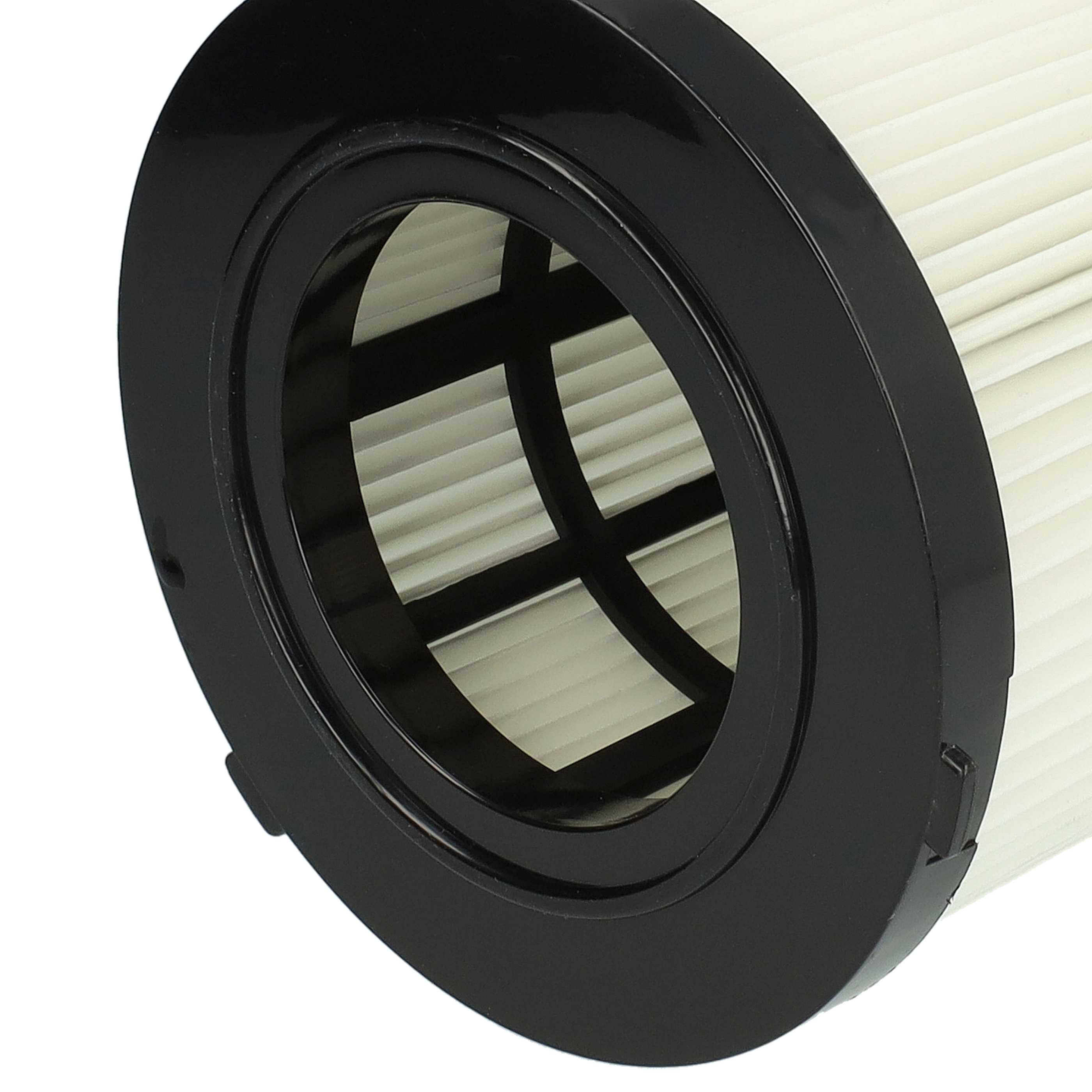 4x round filter replaces Dewalt DCV5801H, DCV5801H-XJ for Dewalt Vacuum Cleaner, black / white