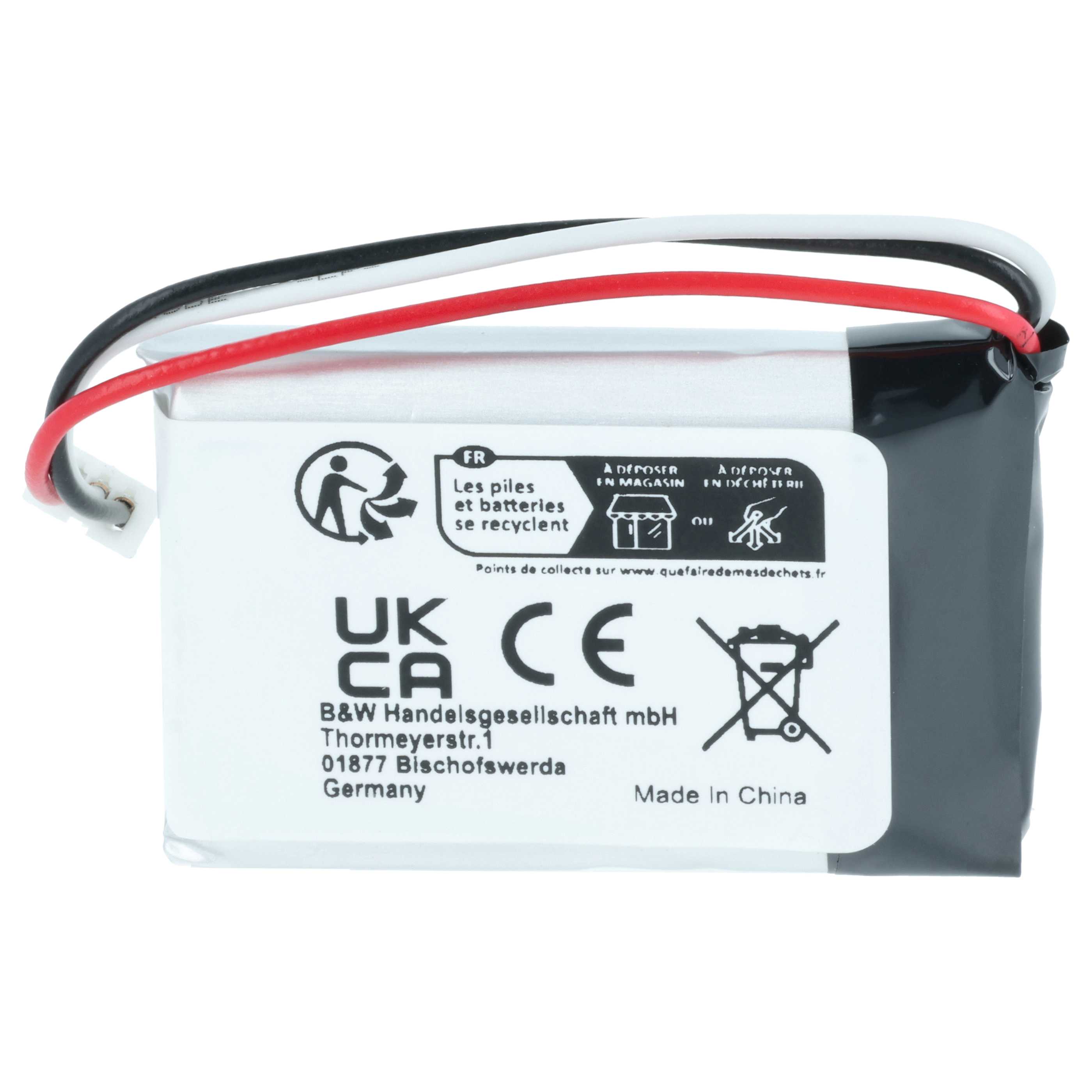 Akumulator do słuchawek bezprzewodowych zamiennik Sennheiser AHB702535PCT-01 - 500 mAh 3,7 V LiPo