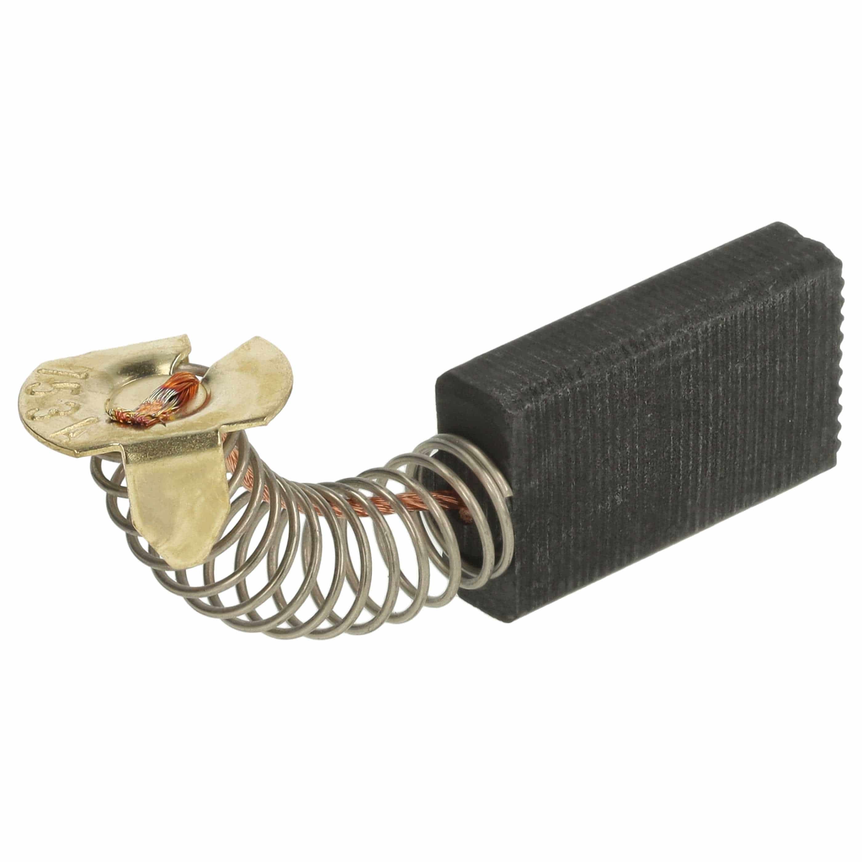 2x Szczotka węglowa zam. Dremel 1305, 1304, 1306, 1306.4, 1306.3, 1307, 1303, 1302 + sprężyna, 26 x 14 x 6 mm