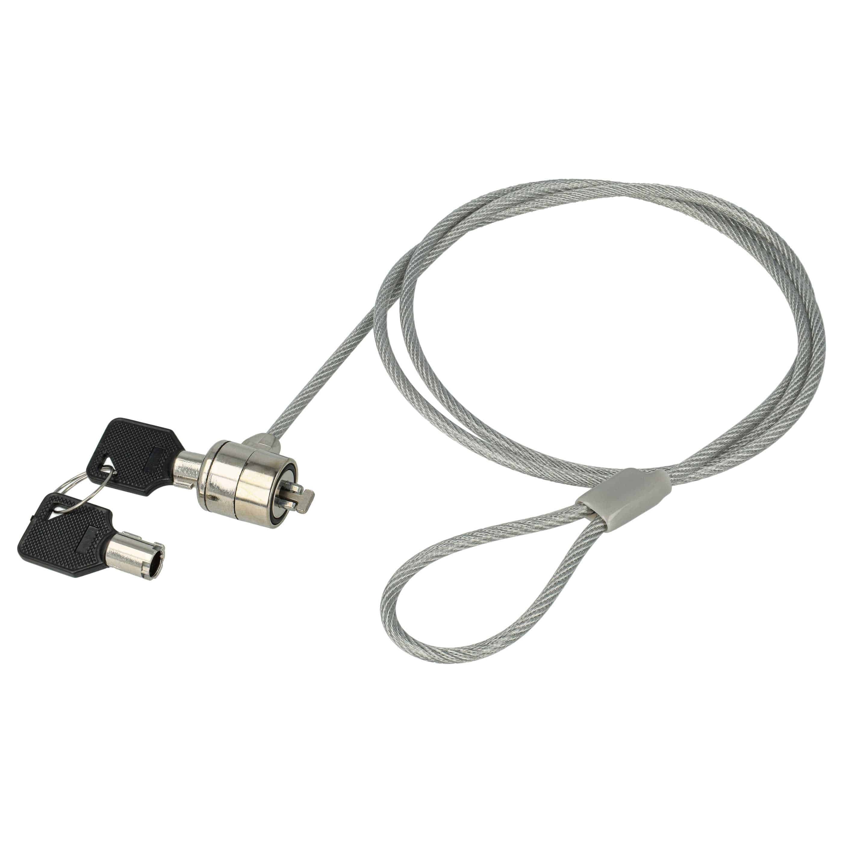 Cavo di sicurezza Kensington per laptop, notebook - cavo antifurto con chiave, lungo 1,2 m 