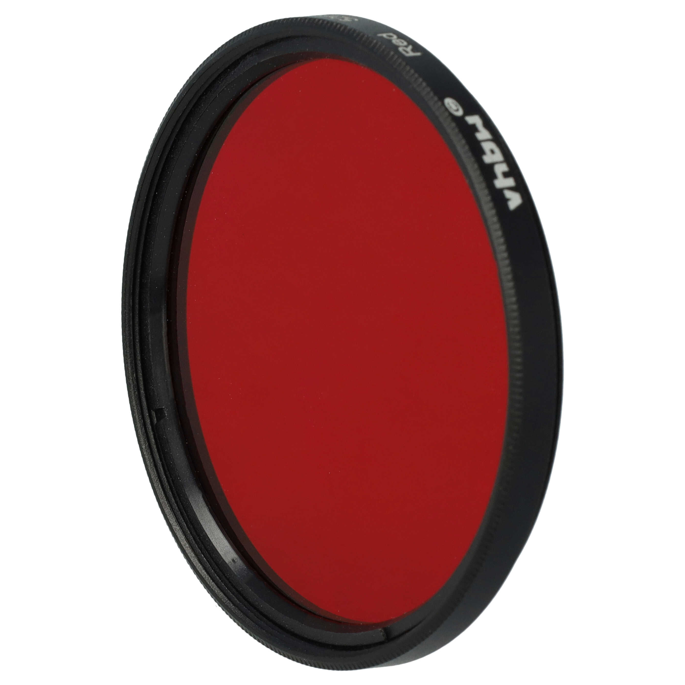 Farbfilter rot passend für Kamera Objektive mit 52 mm Filtergewinde - Rotfilter