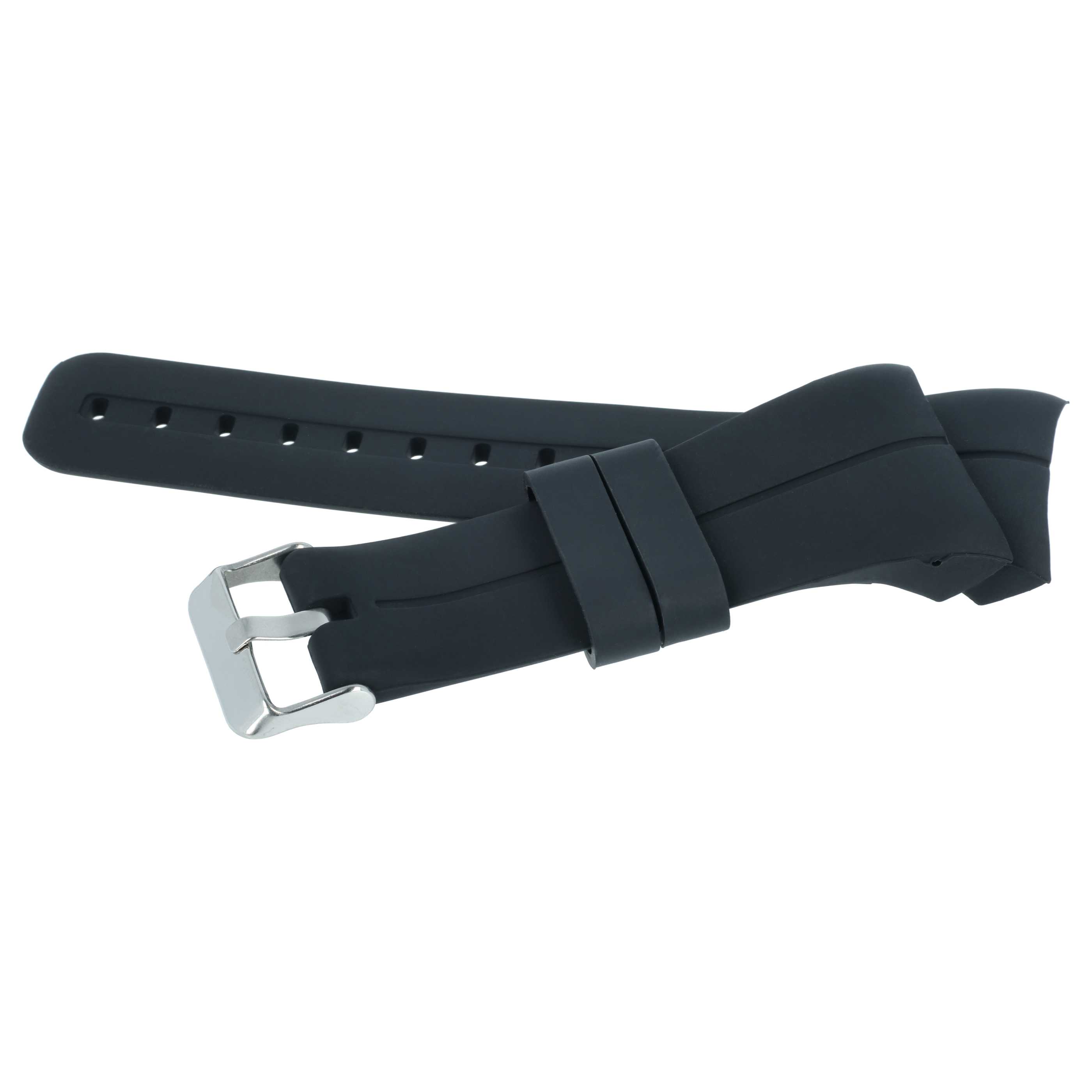 wristband for Polar Smartwatch - 9.0cm + 12.2 cm long, 33mm wide, black