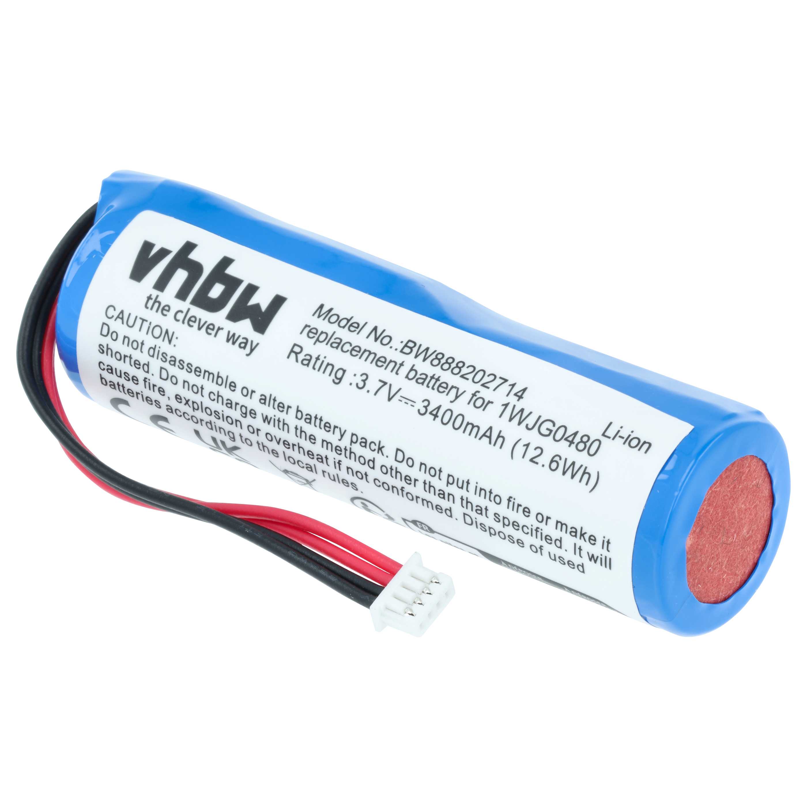 Batteria per controller drone, telecomando sostituisce DJI 1WJG0480, TI100782 - 3400mAh 3,7V Li-Ion
