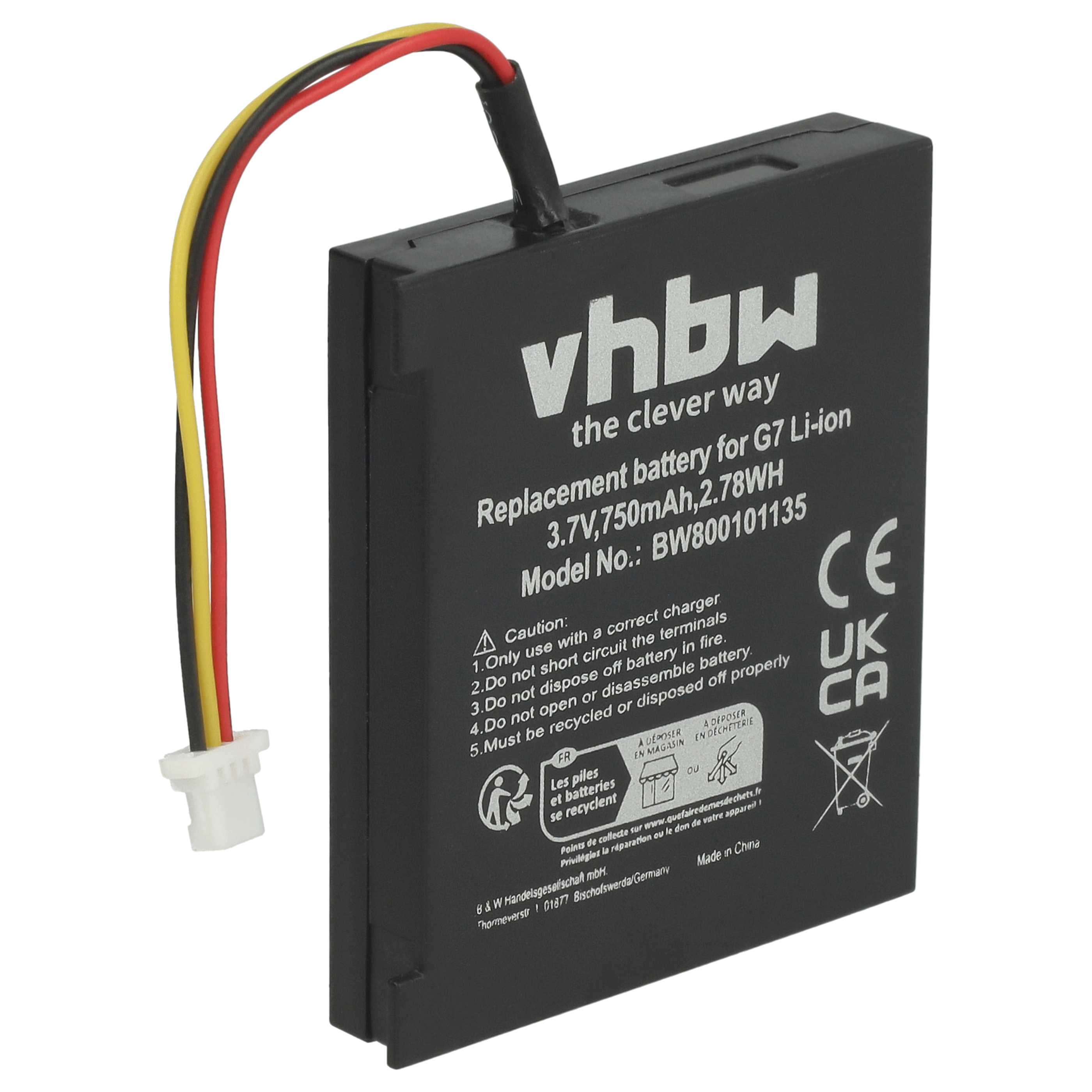 Akumulator bateria do myszki zamiennik Logitech L-LY11, F12440097, 533-000018 - 750 mAh 3,7 V Li-Ion