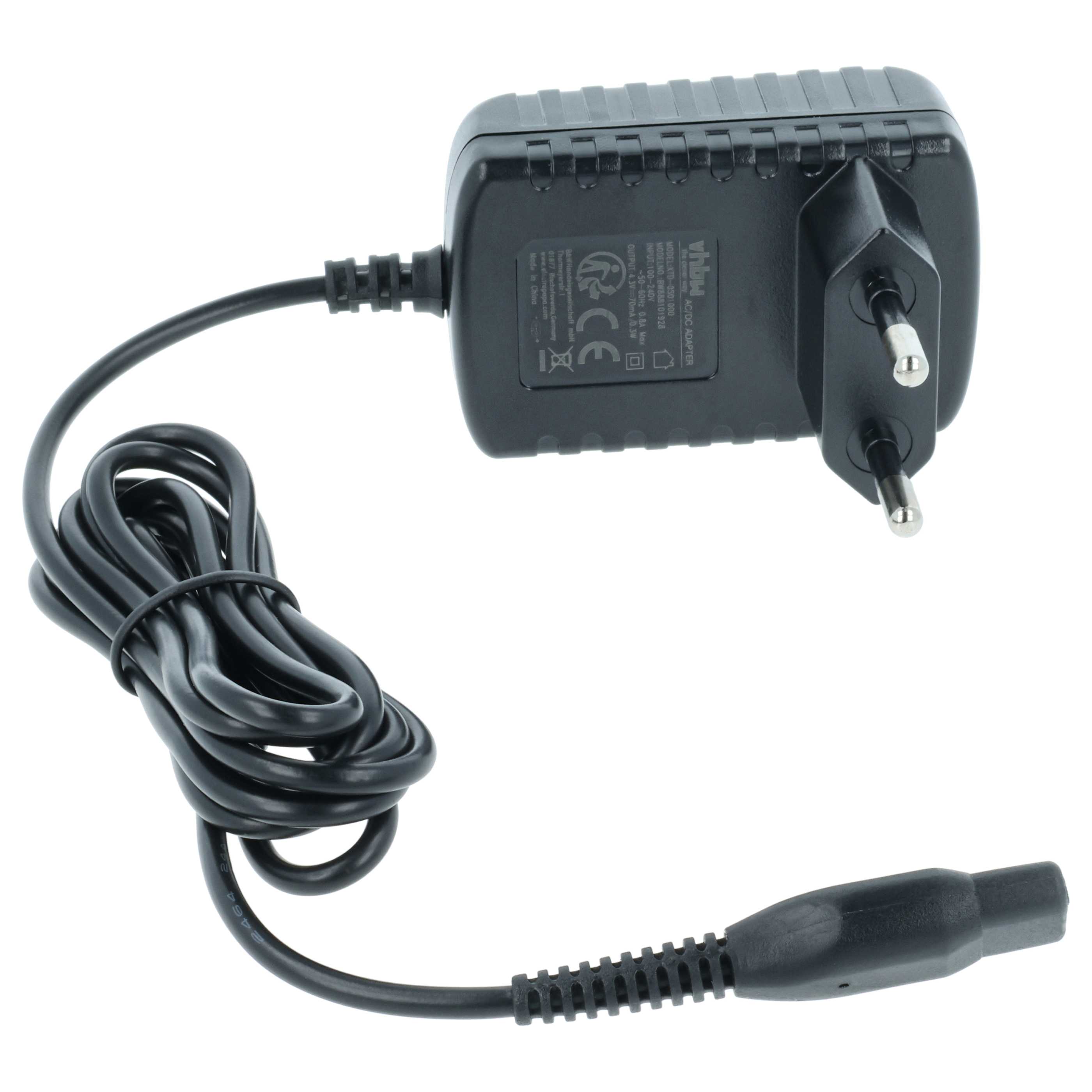 Netzteil als Ersatz für Philips A00390 Rasierer, Bartschneider - 144cm