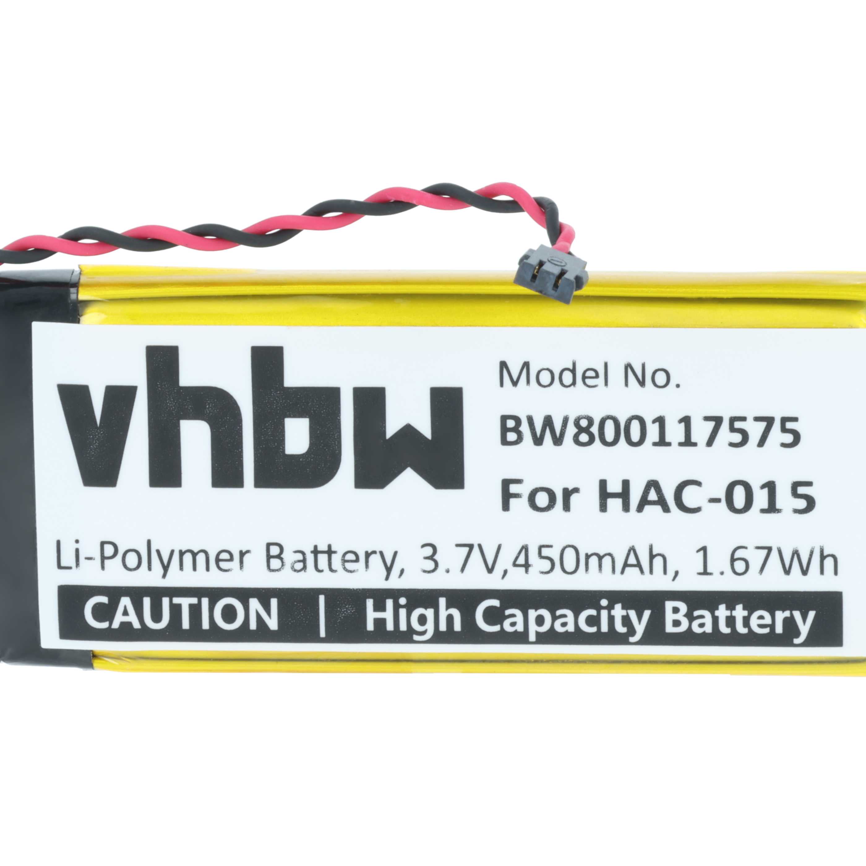 Gamepad Controller-Akku als Ersatz für Nintendo HAC-BPJPA-C0, HAC-006 - 450 mAh, 3,7 V