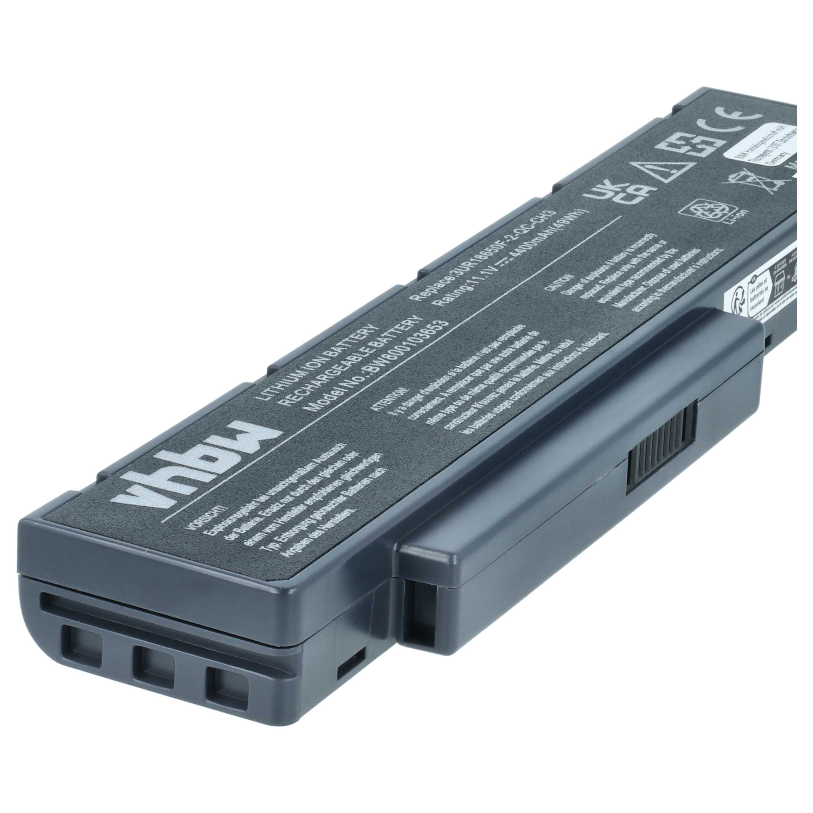 Akumulator do laptopa zamiennik 2C.20770.001, 2C.20770.011, 2C.20C30.001 - 4400 mAh 11,1 V Li-Ion, czarny