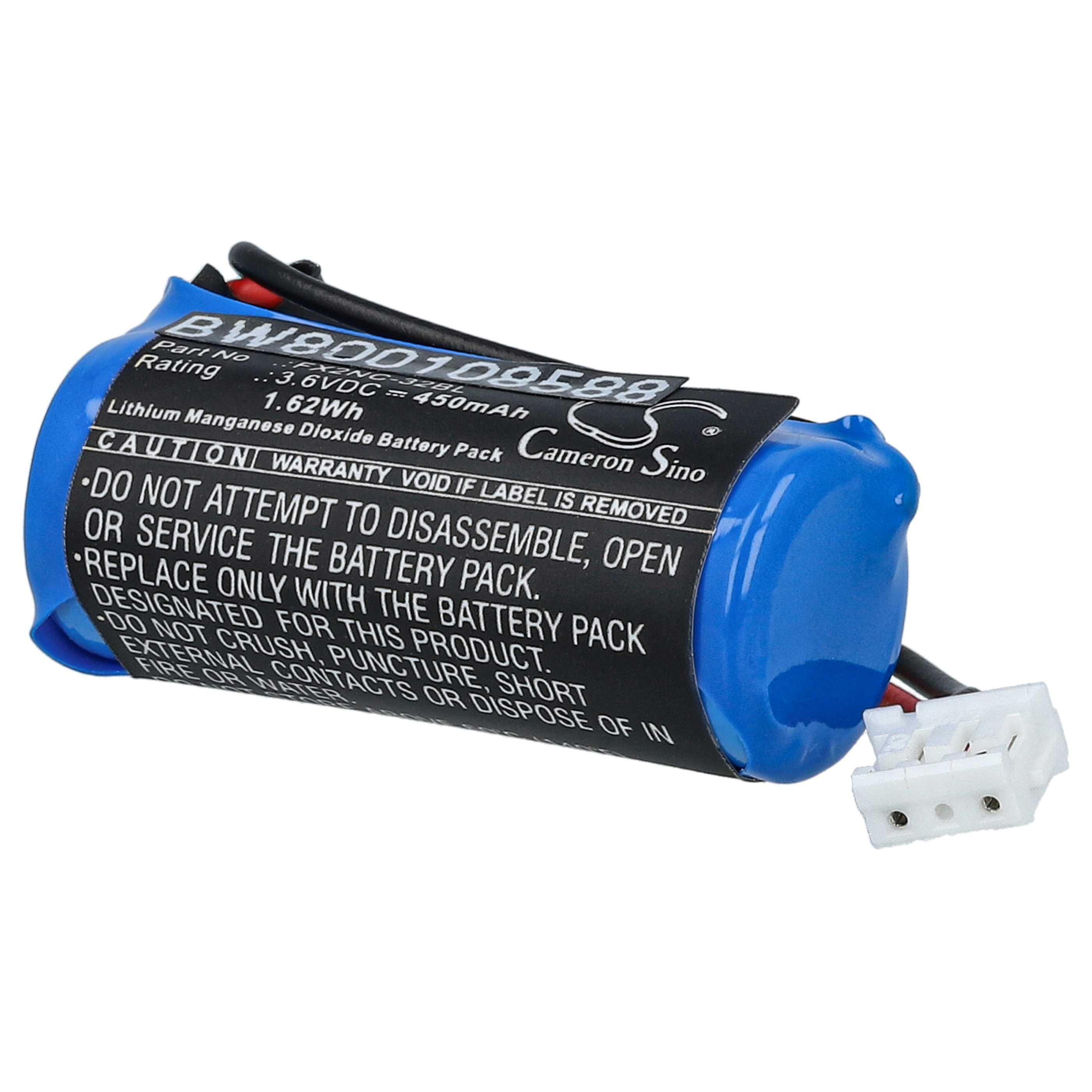 Industrial Controller 5x Battery replaces Mitsubishi FX2NC-32BL - 450mAh 3.6V Li-MnO2
