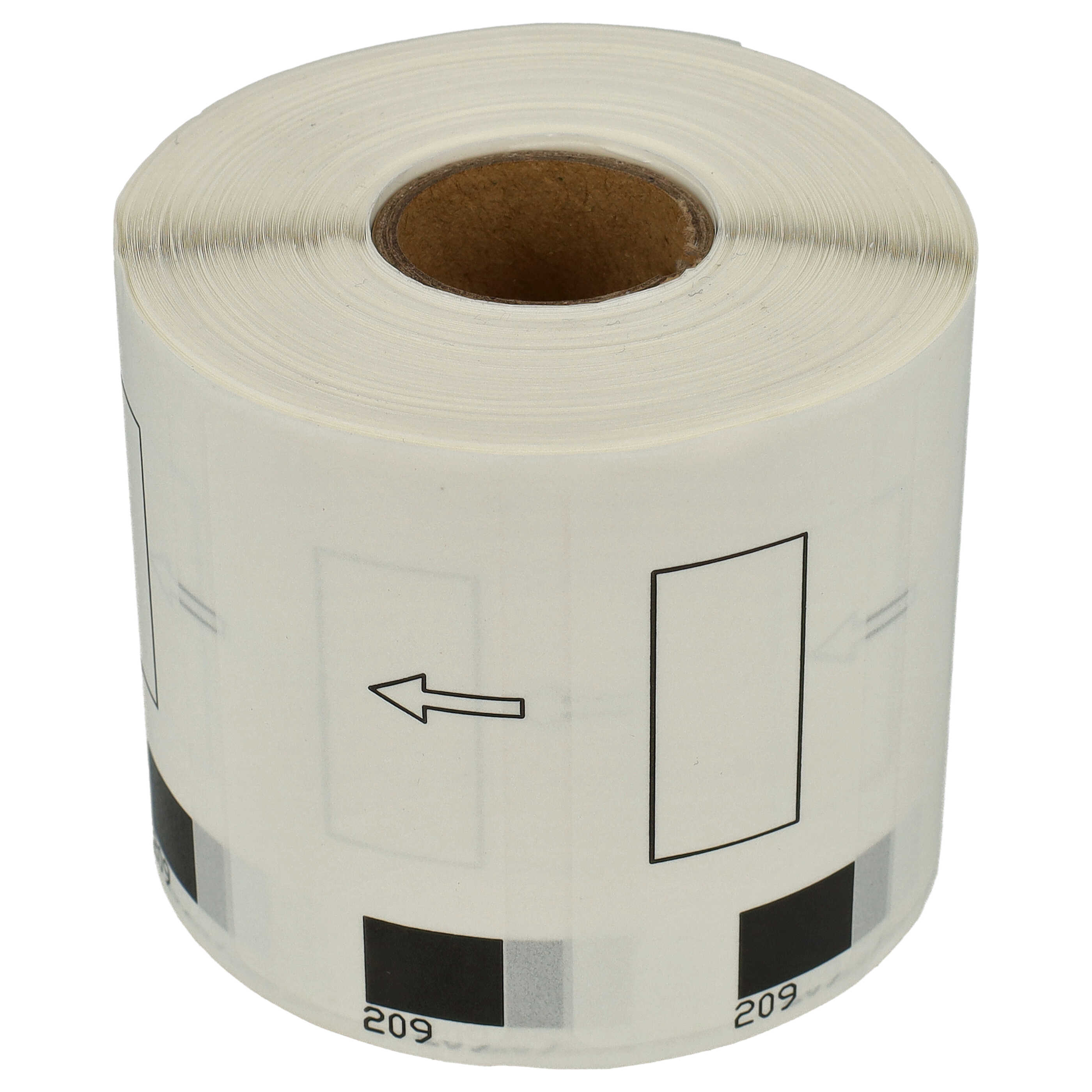 Labels replaces Brother DK-11209 for Labeller - Premium 62 mm x 29 mm
