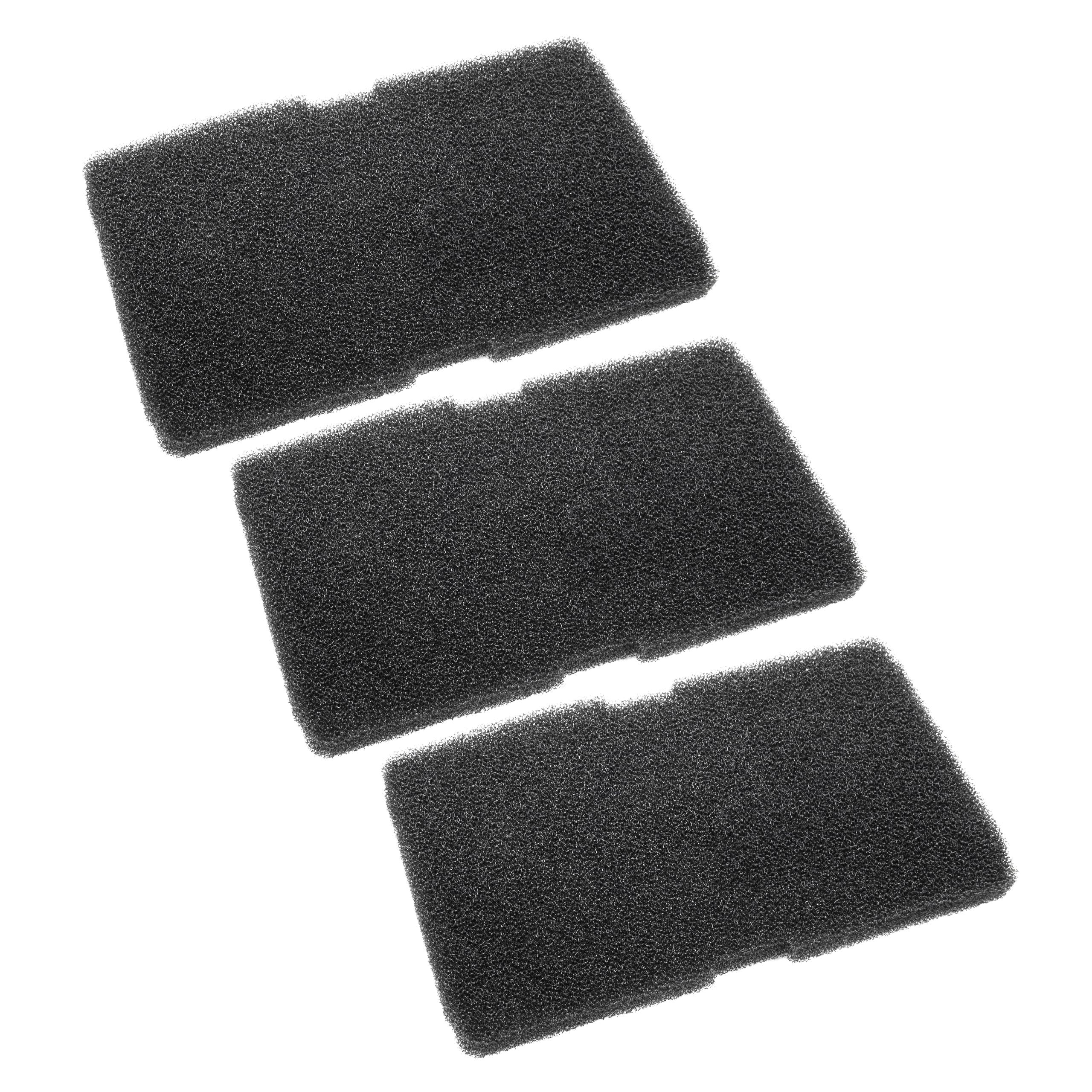 Filter Set (3x sponge filter) as Replacement for Blomberg 2964840200, 782372152 Tumble Dryer etc.