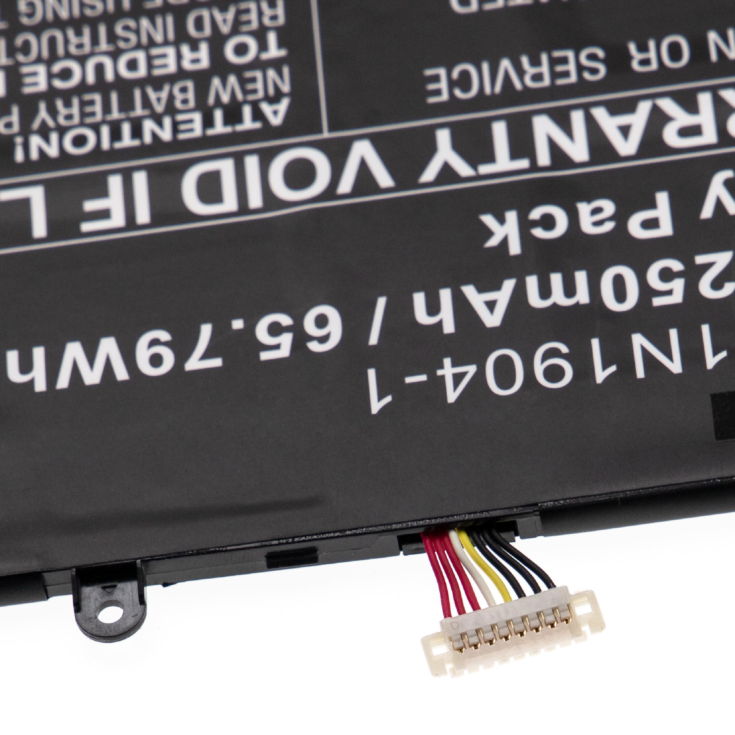 Notebook Battery Replacement for Asus C41N1904, 0B200-03660000, 02B200-03660500 - 4250mAh 15.48V Li-polymer