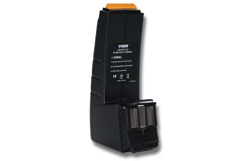 Electric Power Tool Battery Replaces Festo / Festool CCD9.6, CCD9.6FX, CCD9.6ES - 2100 mAh, 9.6 V, NiMH