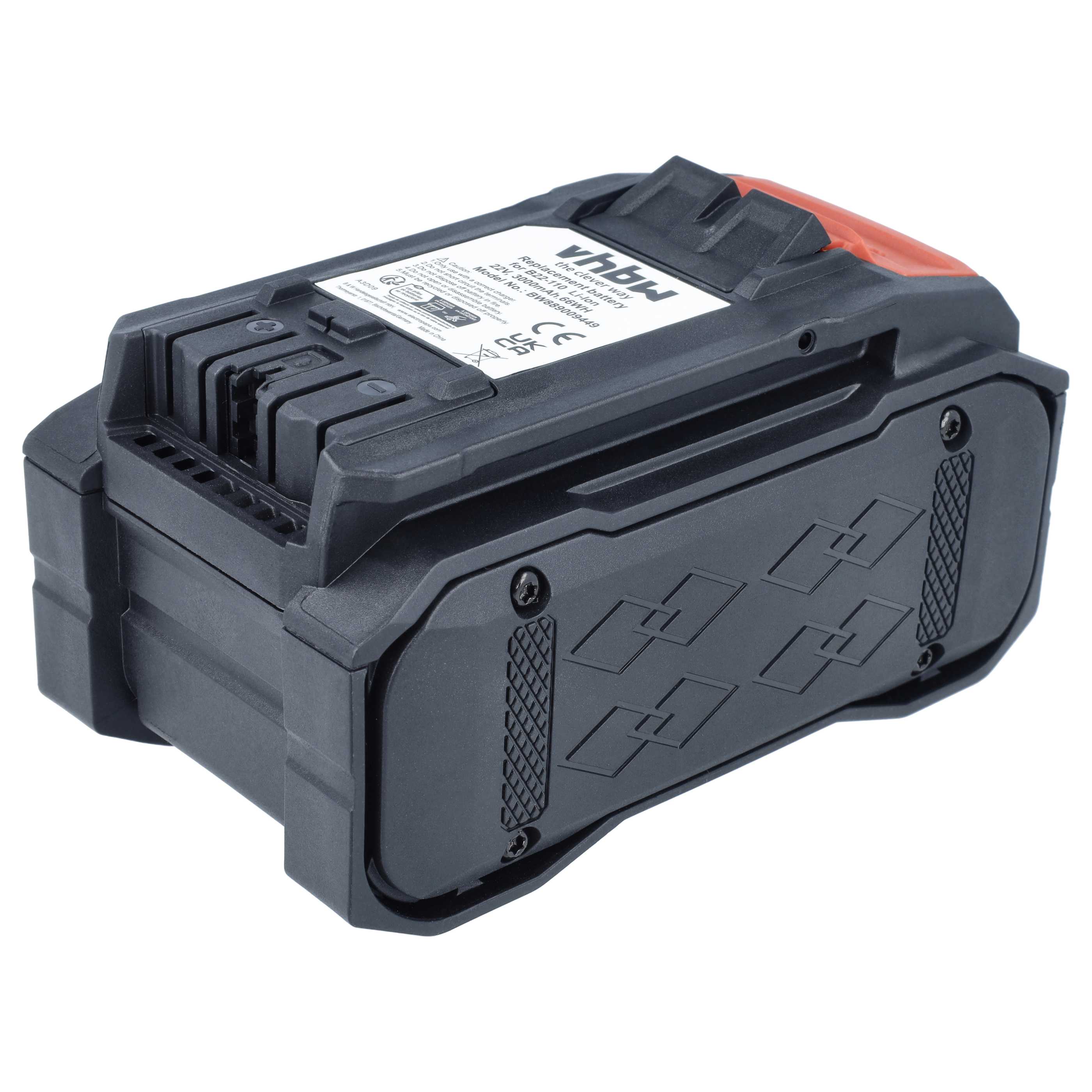 Akku 22V als Ersatz für Hilti B 22-110, B22 - 3Ah, Li-Ion