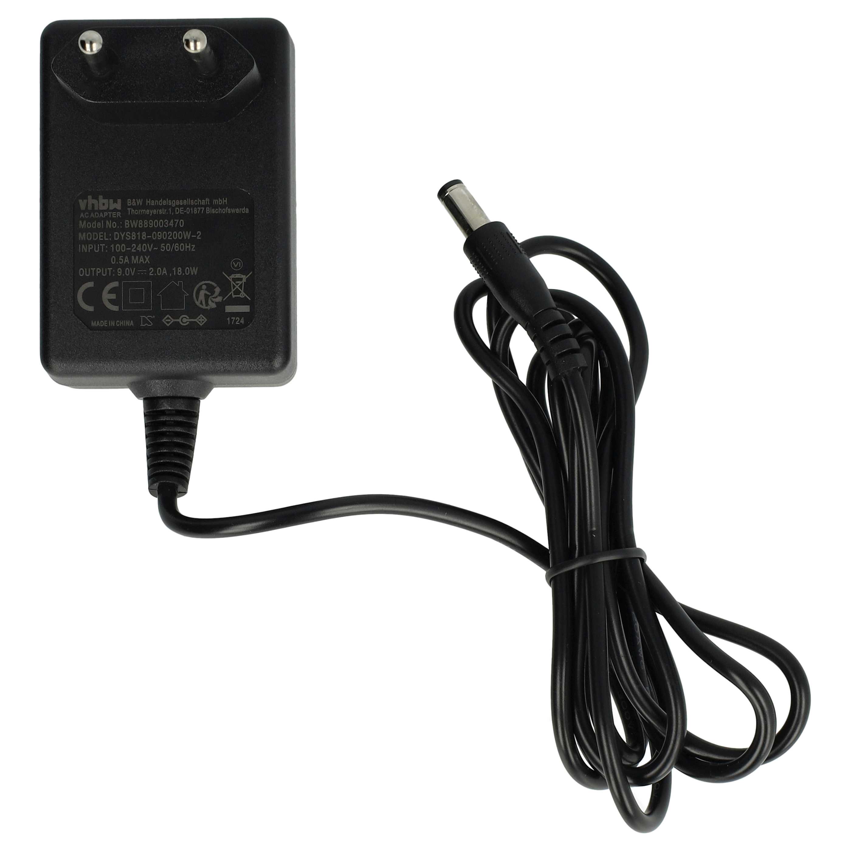 Charging Cable replaces Tondeo 32529 for Tondeo Shaver - 140 cm