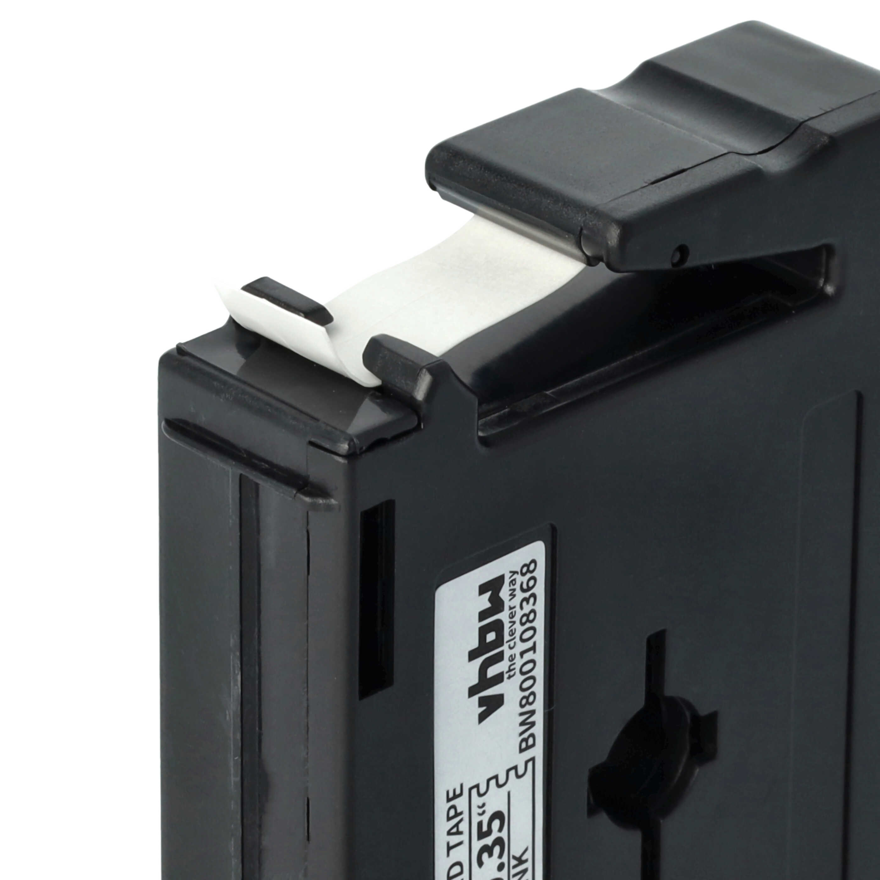 Cassetta nastro sostituisce Brother M-K221 per etichettatrice Brother 9mm nero su bianco