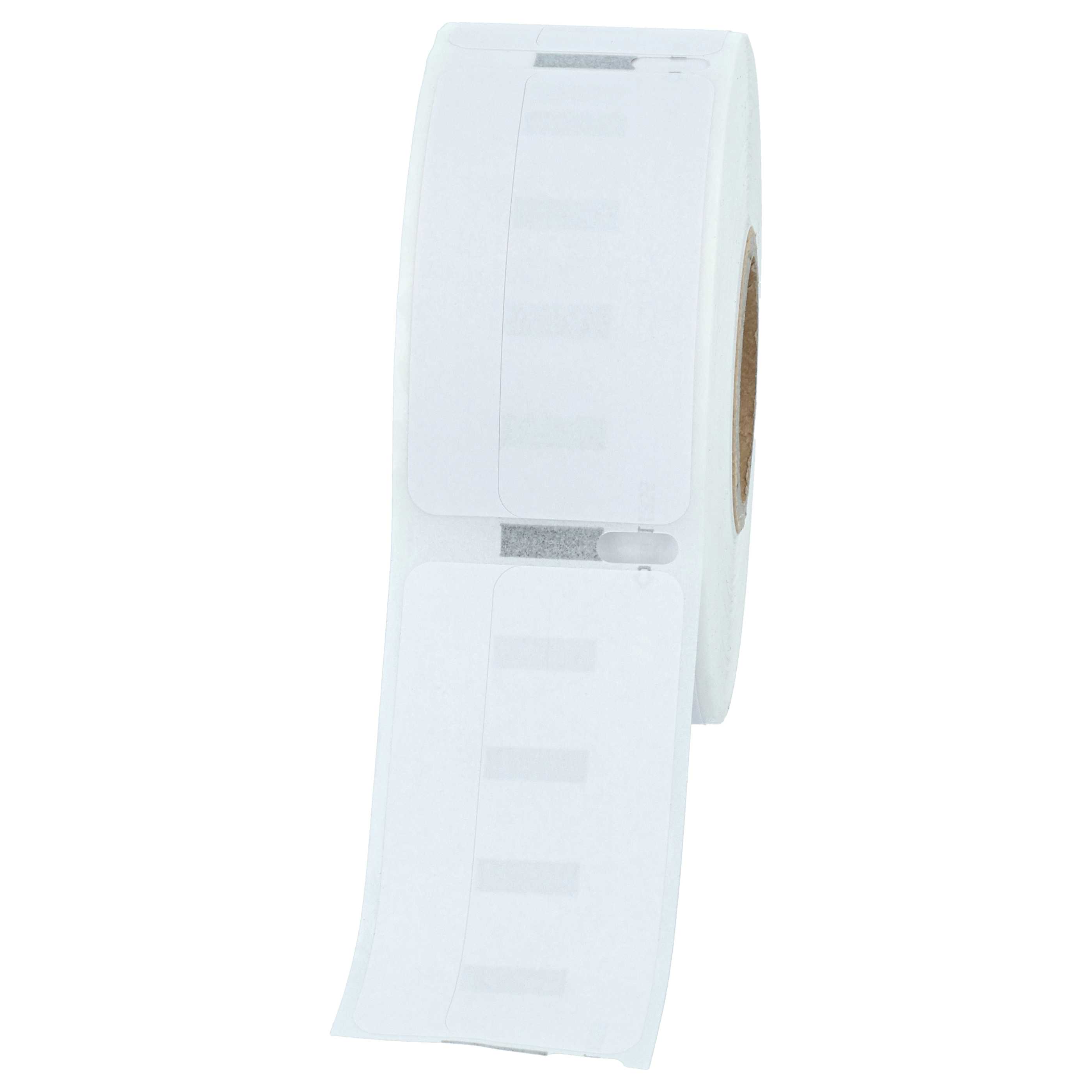 2x Etiquetas reemplaza Dymo 11355 para impresora etiquetas - 19 mm x 51 mm