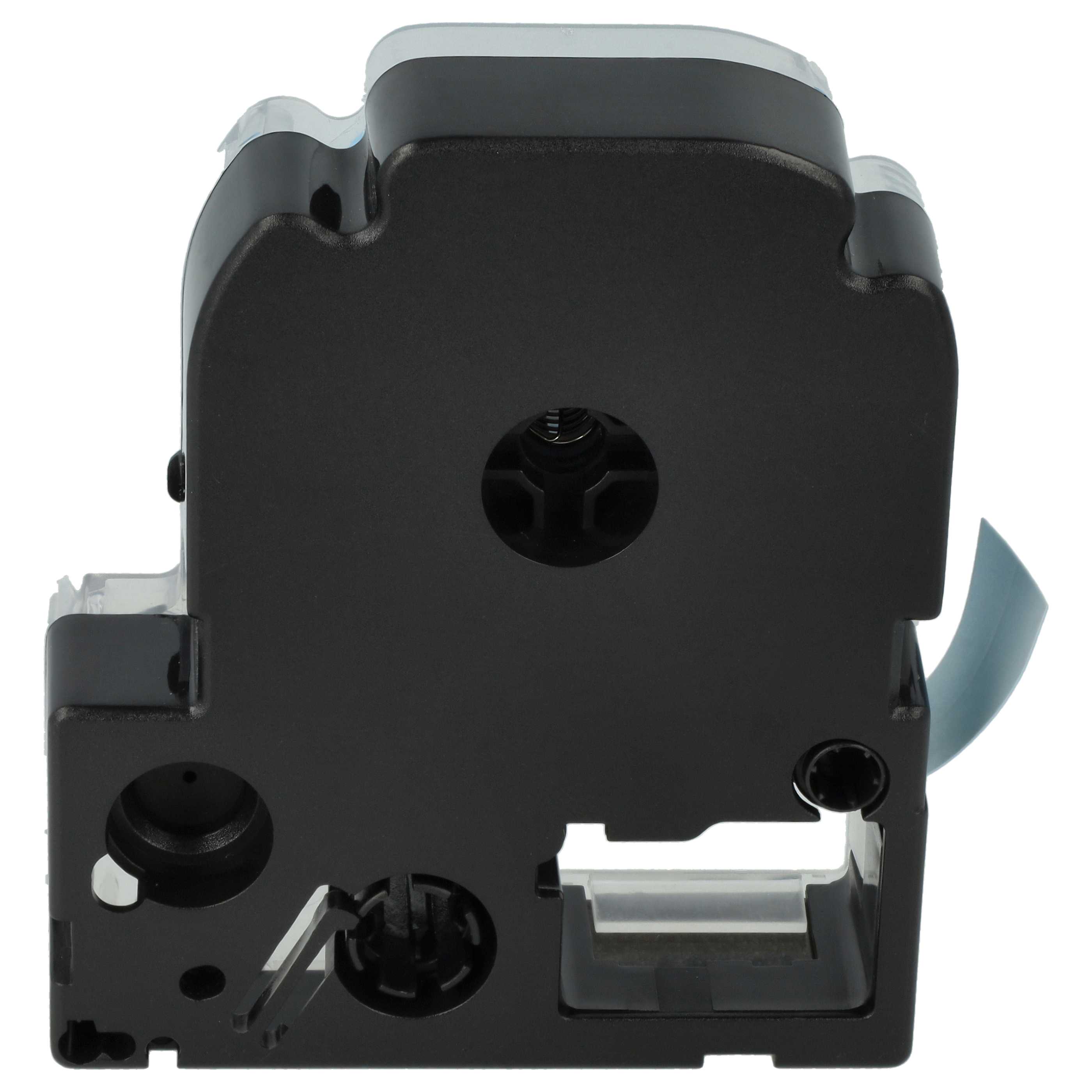 Label Tape replaces Epson LC-4LBP - 12 mm Black to Blue