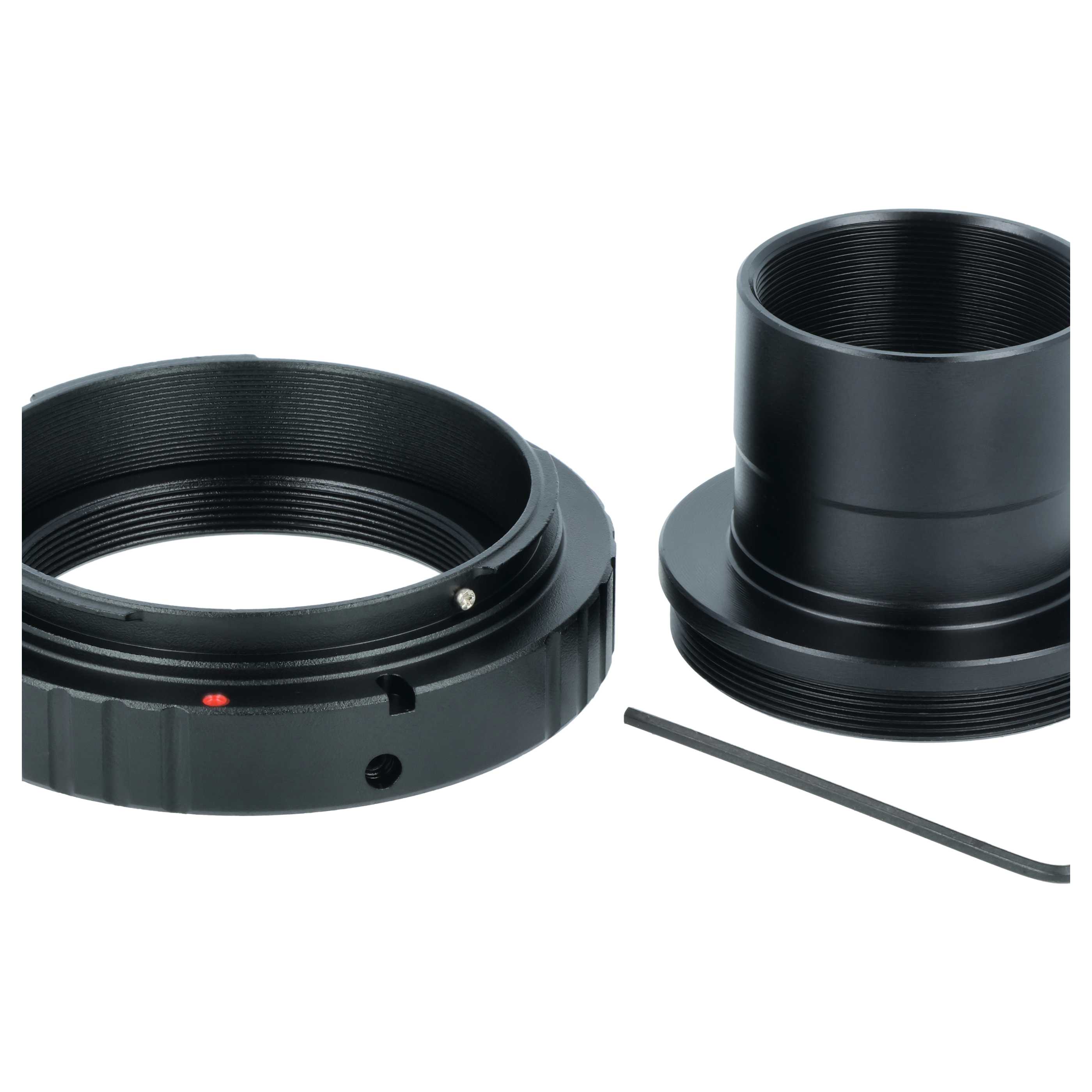 2x Adattatore ad anello T2 per macchine fotografiche, telescopi Canon EOS 500D, 80D, 550D, Kiss X80- 1,25", M4