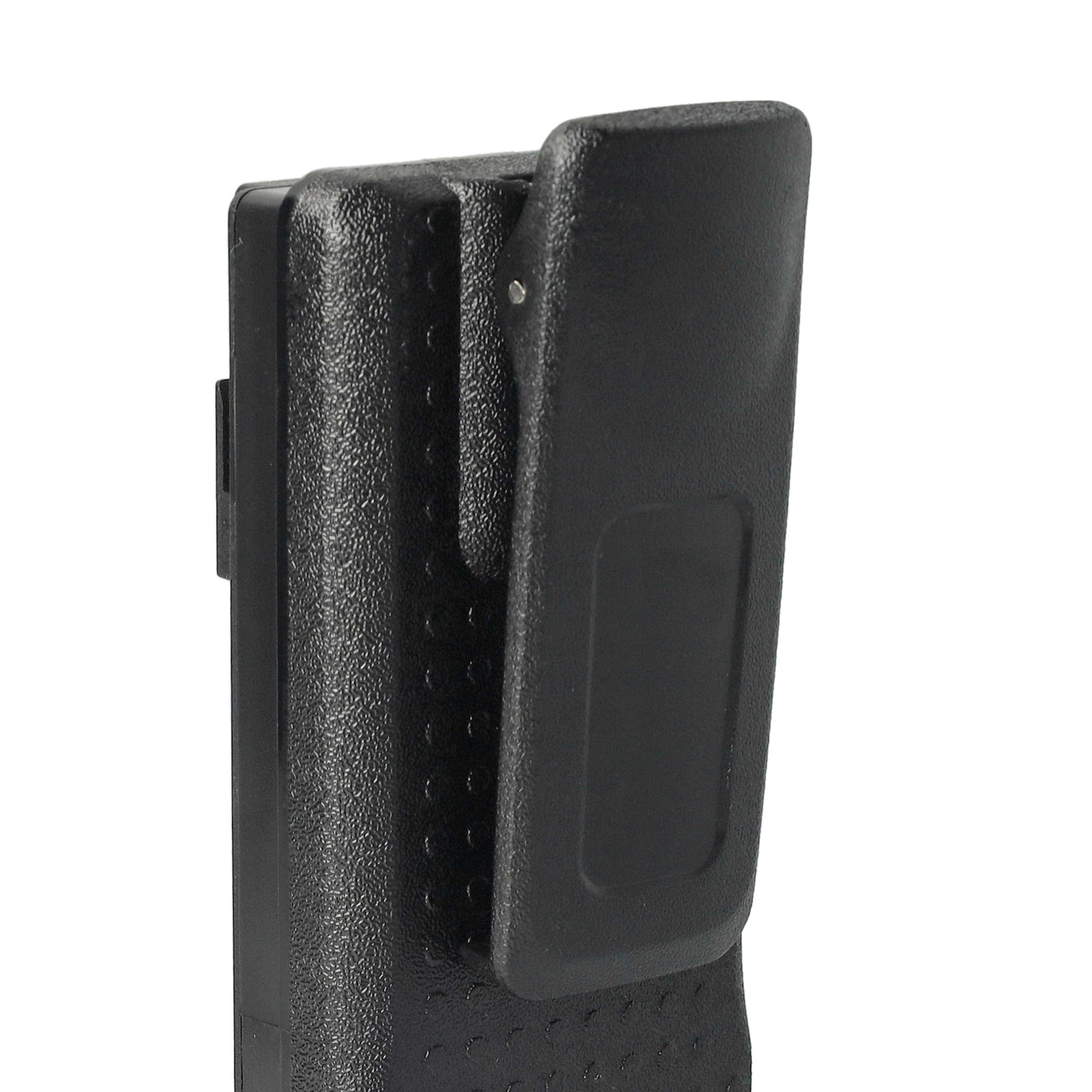 Radio 10x Battery replaces Motorola PMNN441, PMNN4415, PMNN4415AR - 3000 mAh 7.2 V Li-Ion + Belt Clip