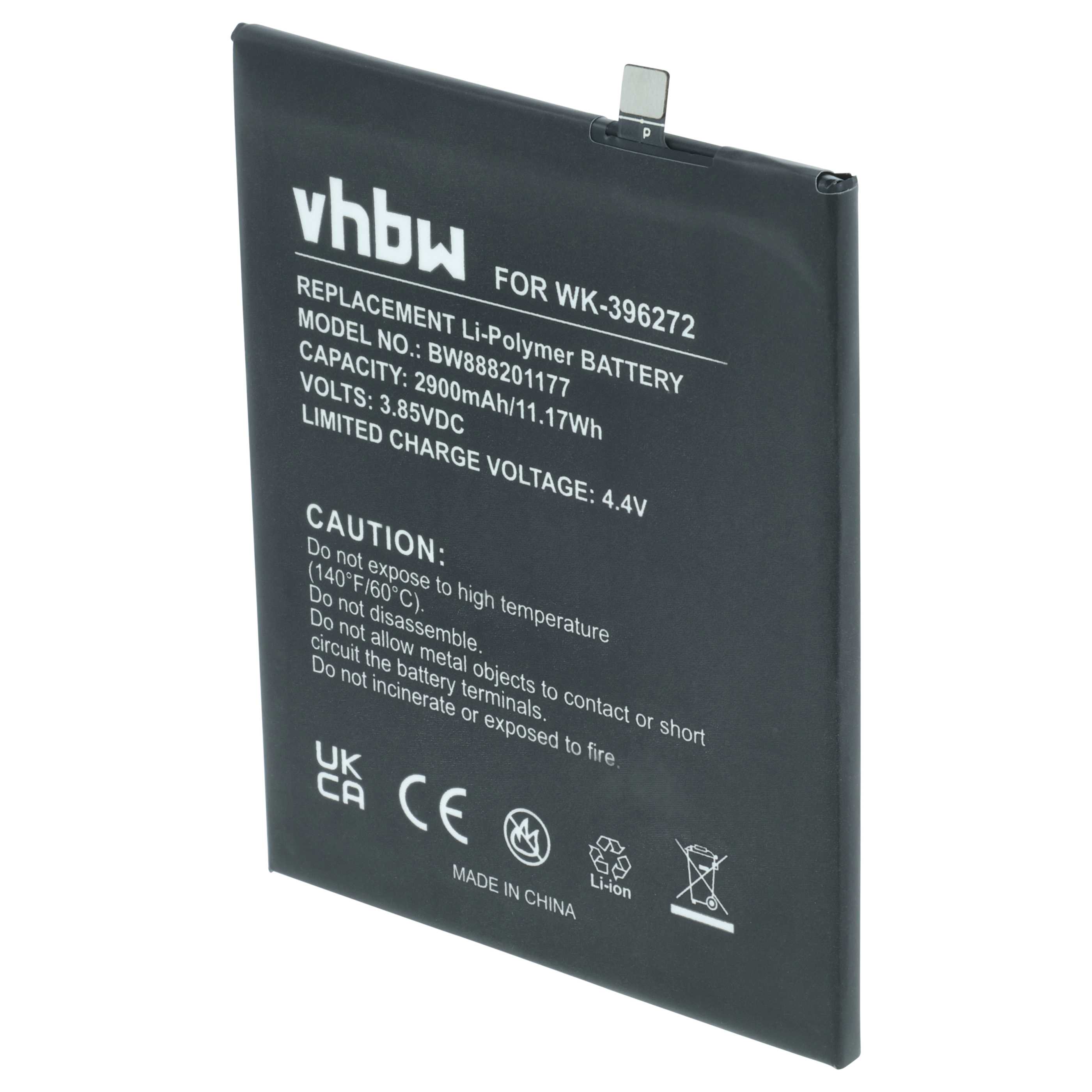 Akumulator do telefonu smartfona zamiennik Wiko BQ-5504, 396272, S104-AC8000-000 - 2900 mAh 3,85 V LiPo