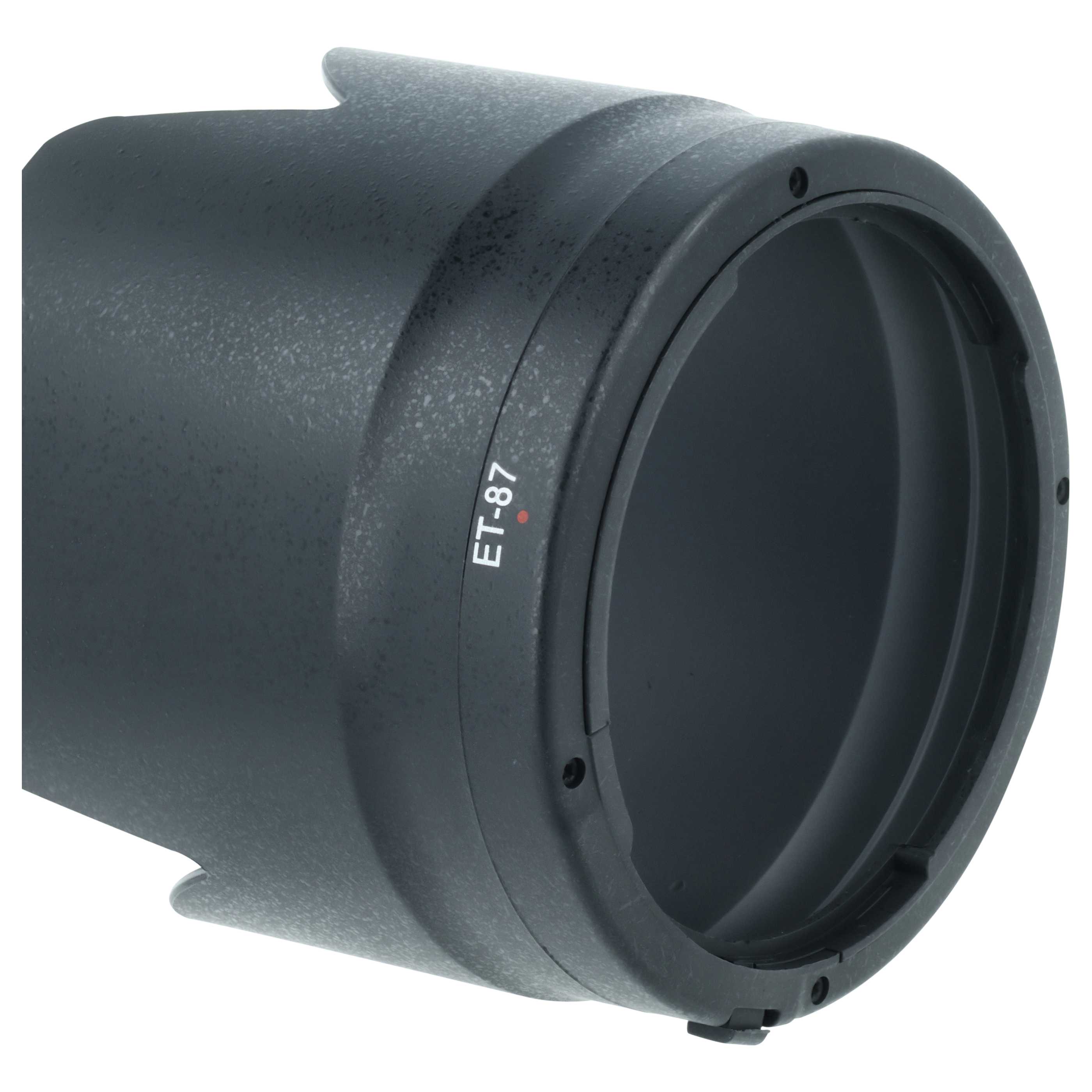 Lens Hood replaces Canon ET-87 for Canon Lens with 77 mm Diameter, plastic, black