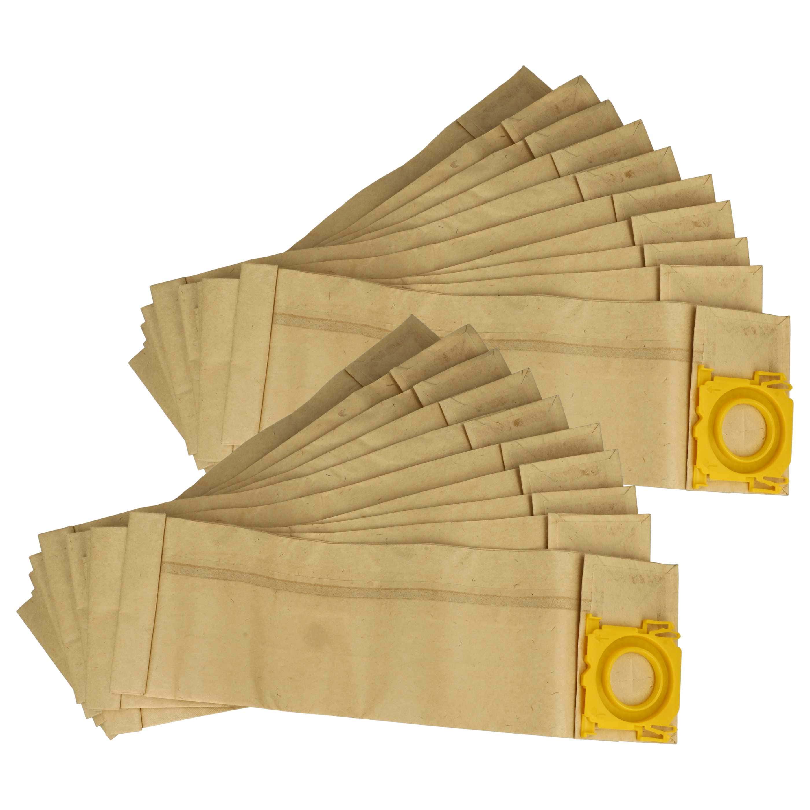 20x Sac remplace Sebo 5093ER, 5093N, 5093LS pour aspirateur Sebo - papier