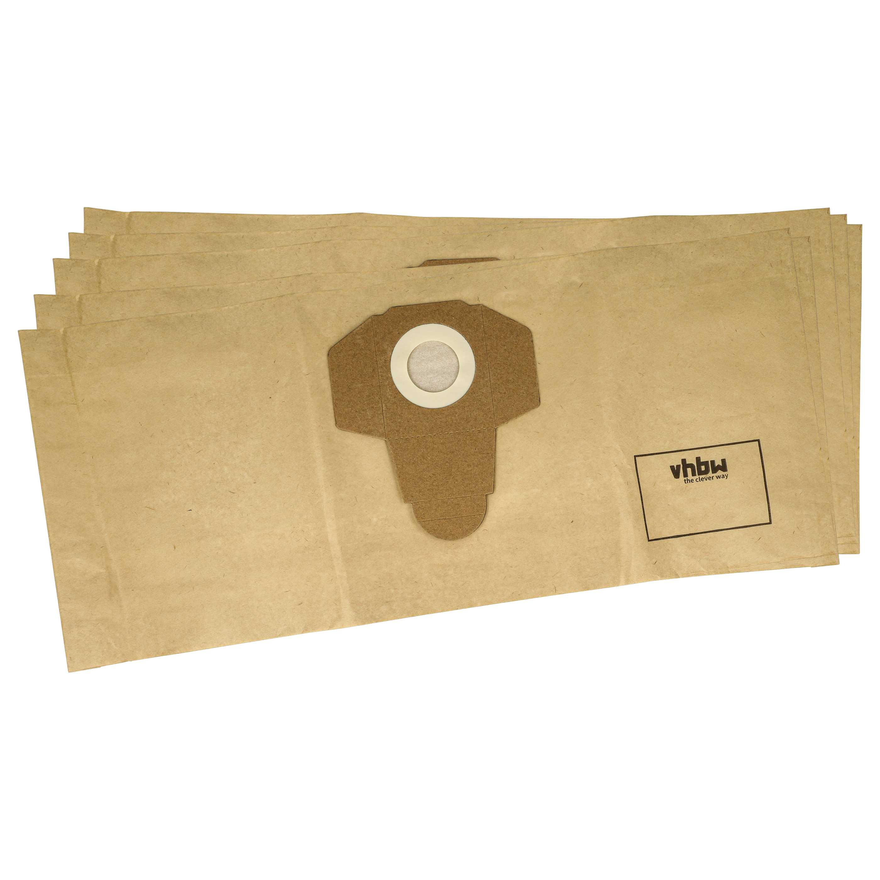 5x bolsa aspiradora reemplaza Parkside 30250132 para Parkside - papel