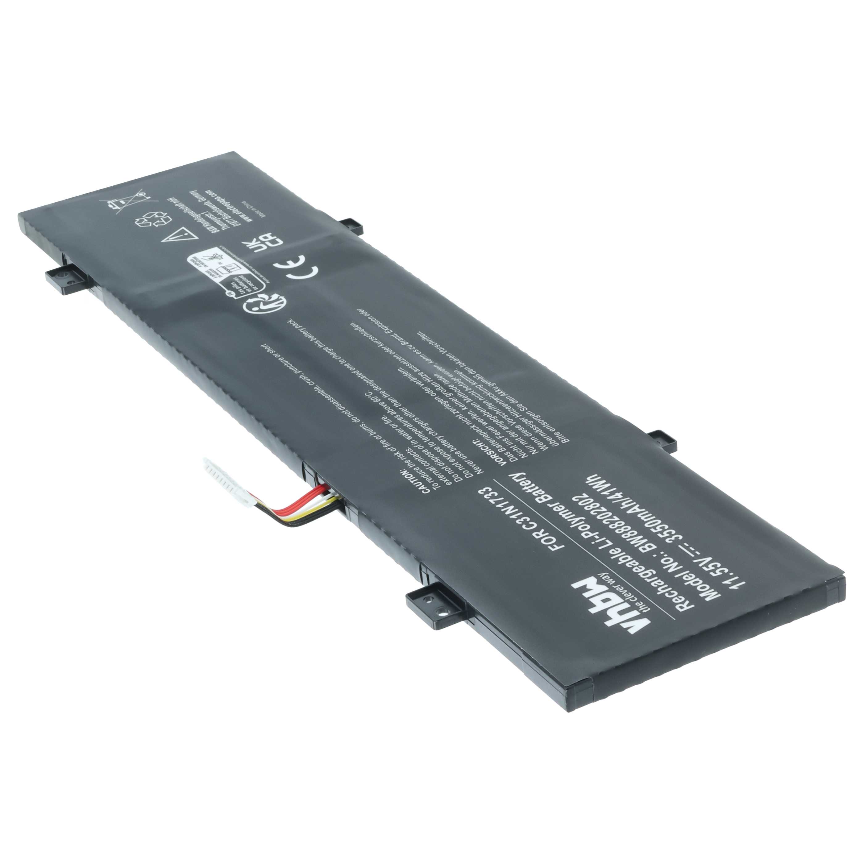 Akumulator do laptopa zamiennik Asus 0B200-02970000, C31N1733 - 3550 mAh 11,55 V LiPo