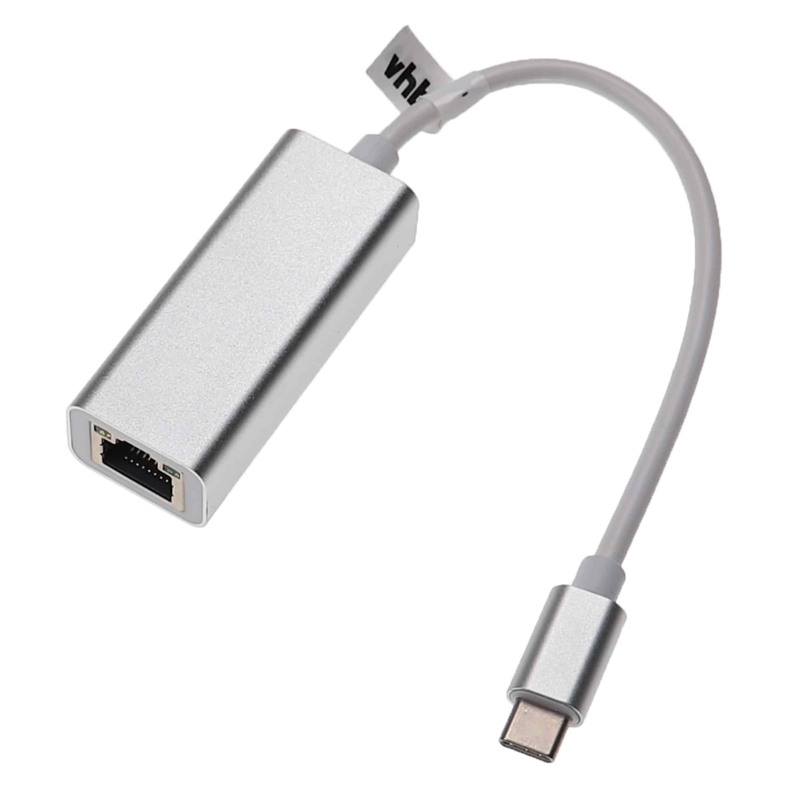 Adaptateur USB-C (m) vers RJ45 (f) Ethernet pour ordinateur portable ou PC de bureau