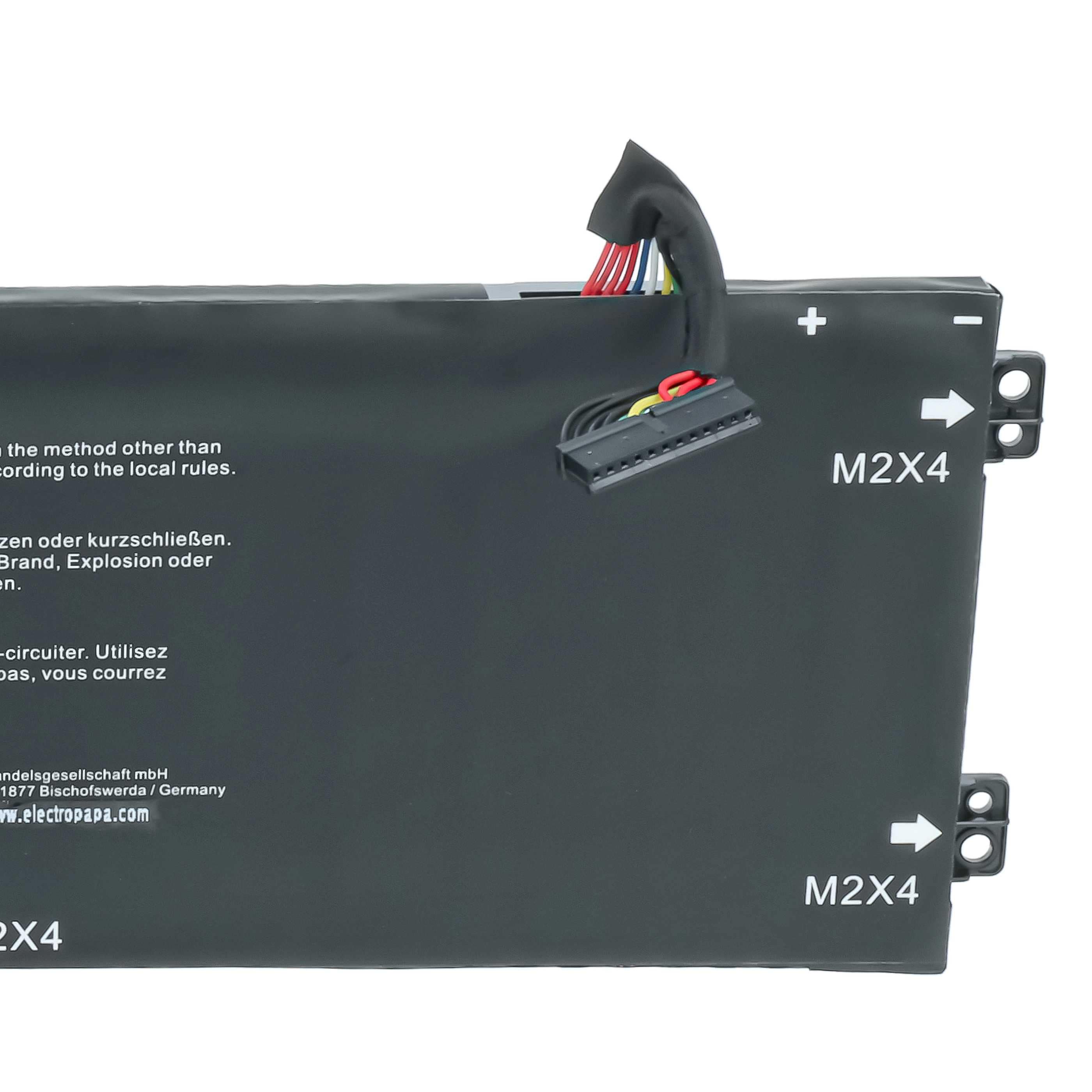 Akumulator do laptopa zamiennik Dell 01P6KD, 62MJV, 1P6KD, 4GVGH, 062MJV - 7300 mAh 11,4 V Li-Ion, czarny