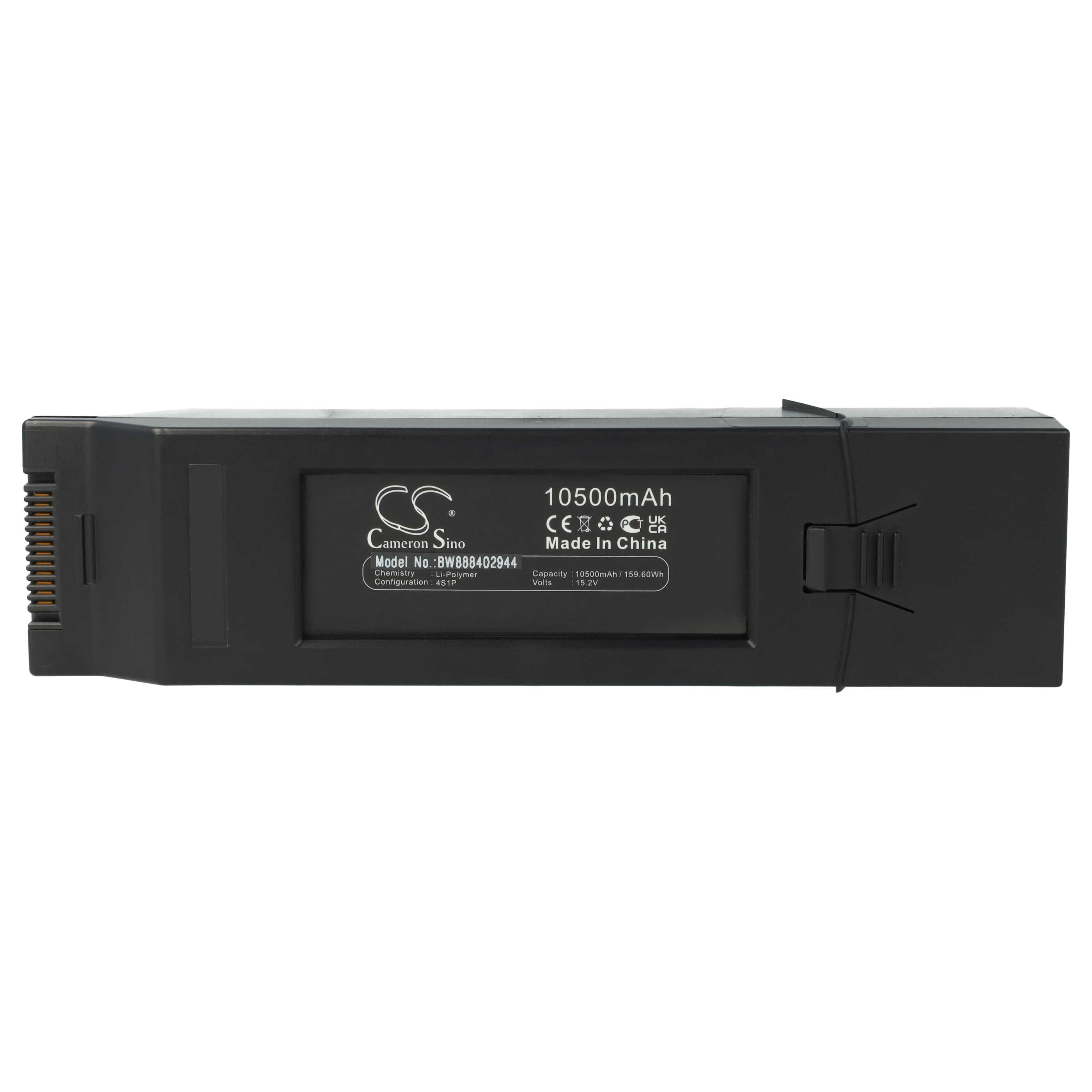 2x Batteries remplace Yuneec GFH10500, YUNH520EB4S6200 pour drone Yuneec- 10500mAh 15,2V Li-polymère
