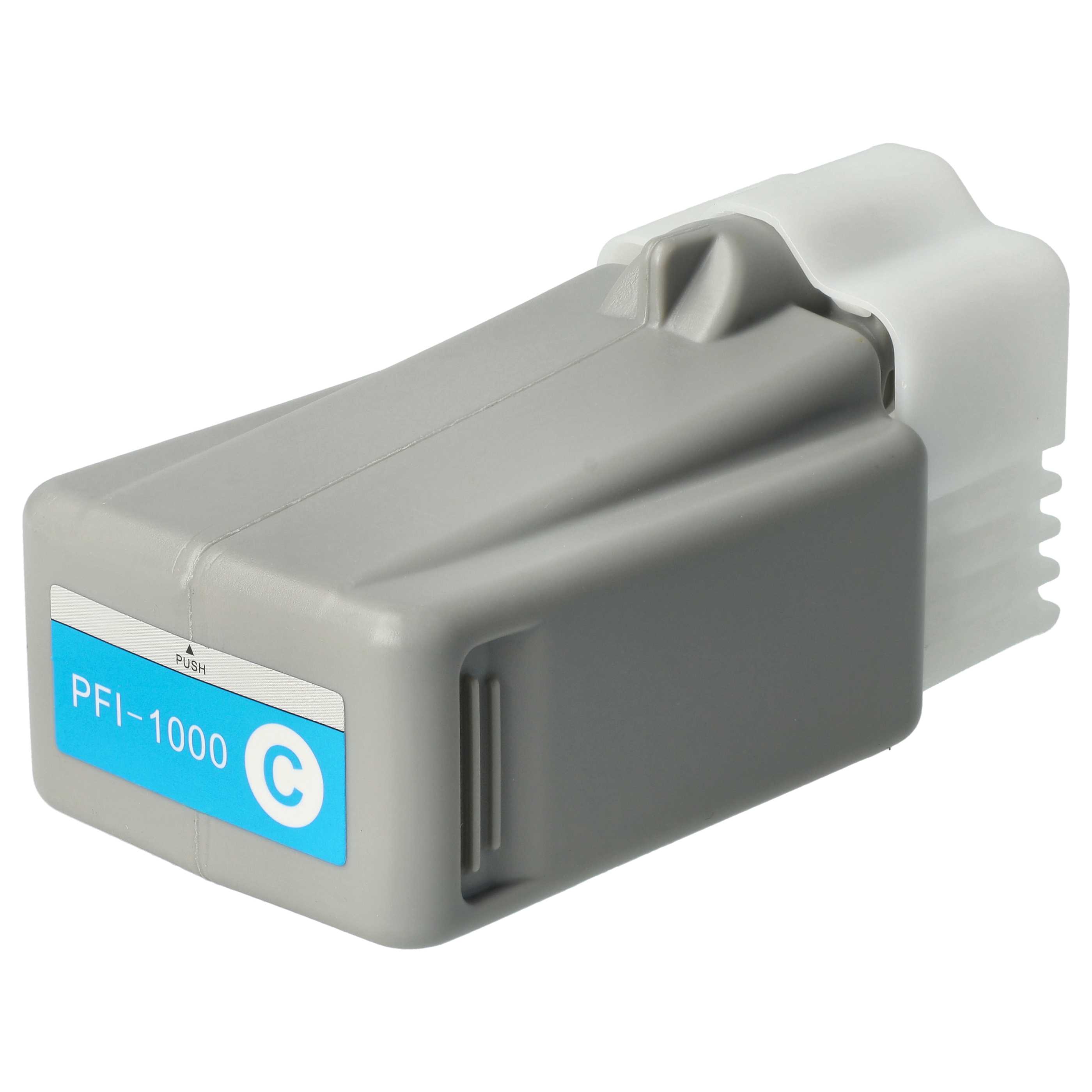 Ink Cartridge as Exchange for Canon PFI-1000C, PFI-1000 C for Canon Printer - Cyan 80 ml + Chip
