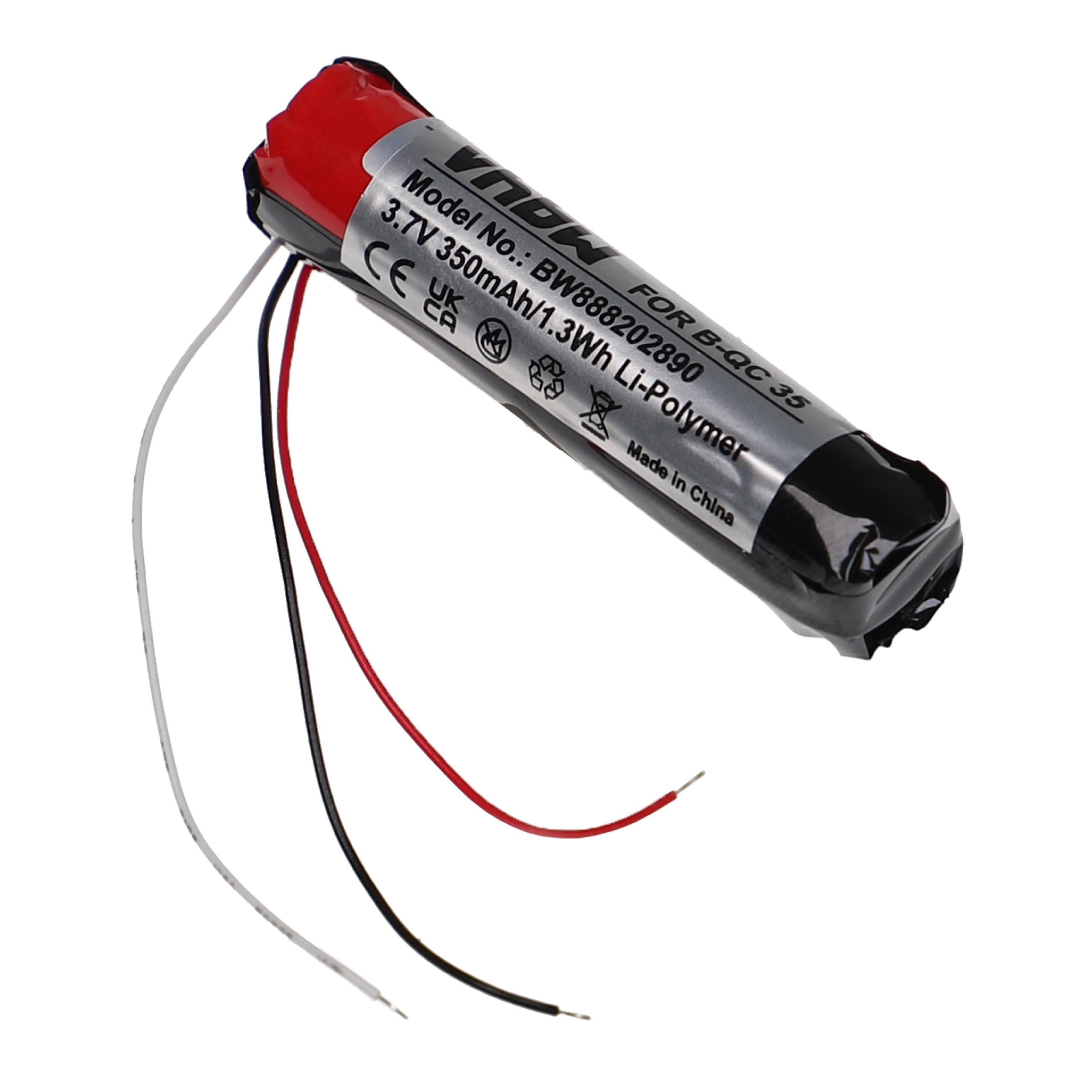 Batterie remplace Bose AHB110520CPS pour casque audio - 350mAh 3,7V Li-polymère
