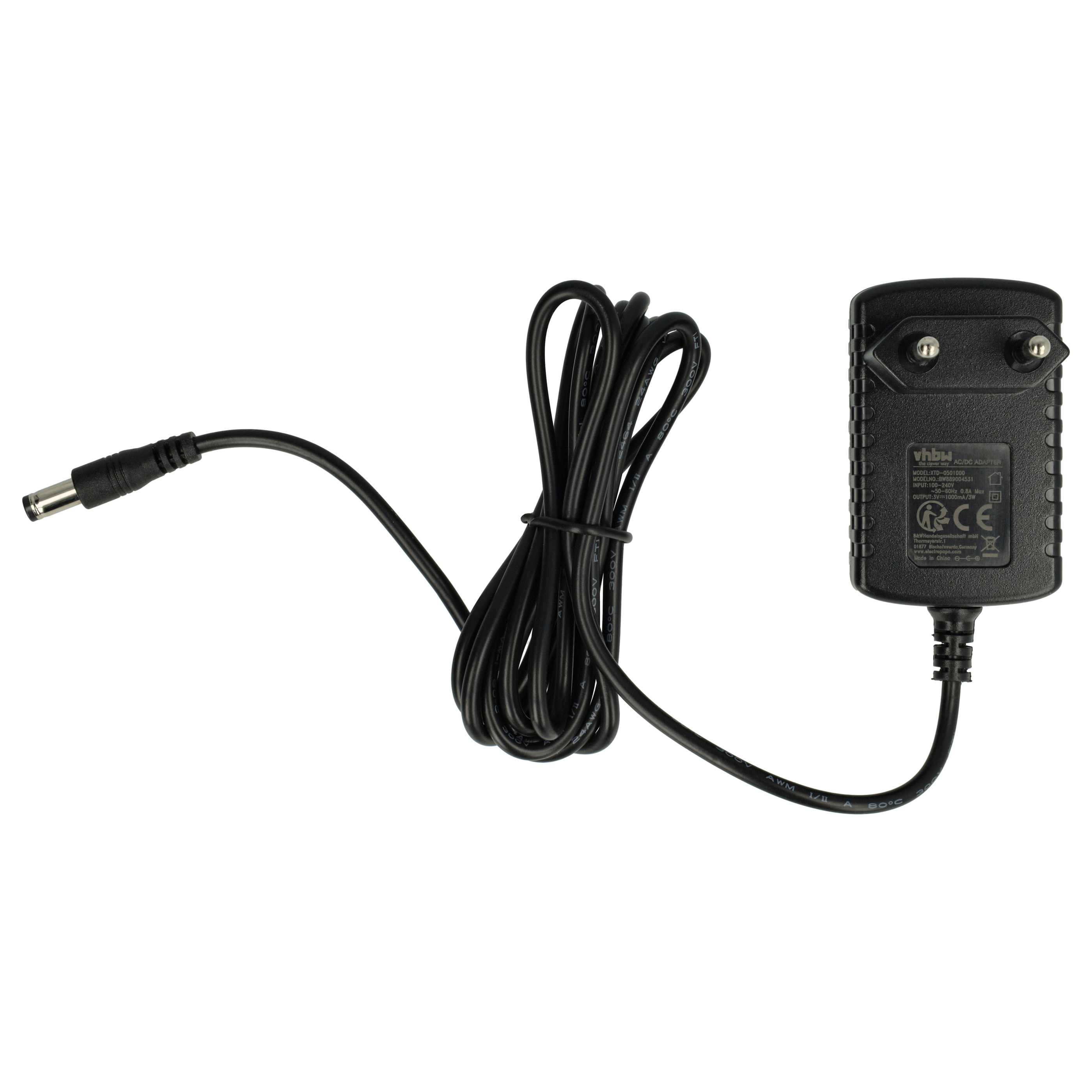 Mains Power Adapter replaces BaByliss 35208450, 35209700, 35209300 for BaByliss Electric Hair Trimmer - 9.5 cm