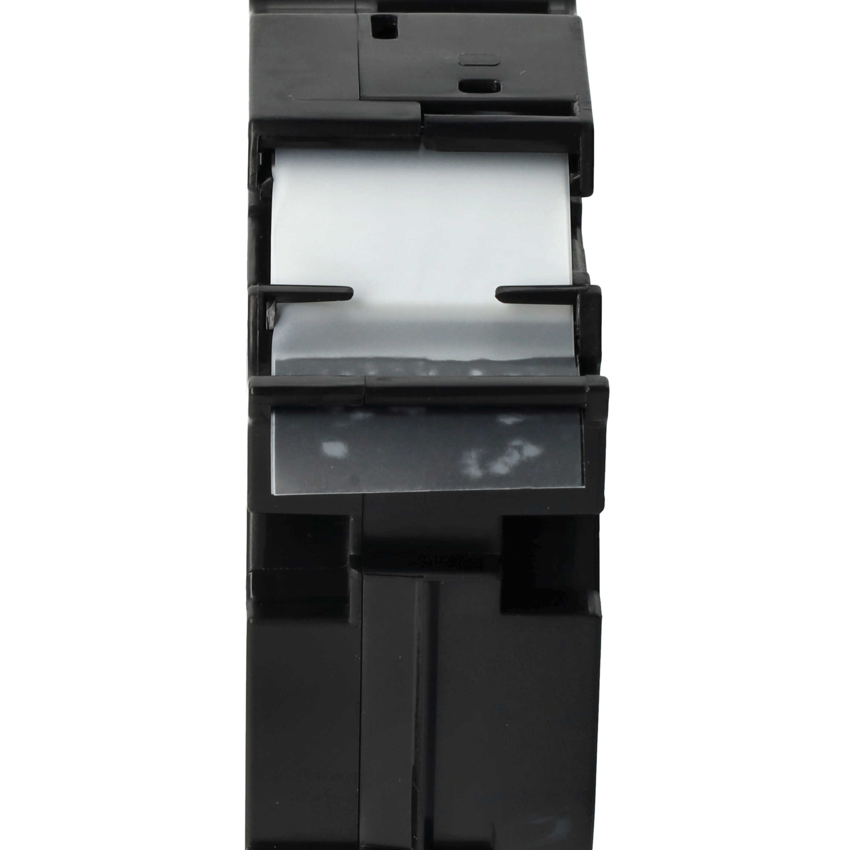 Cassetta nastro sostituisce Brother TZE-MQ355 per etichettatrice Brother 24mm bianco su nero opaco