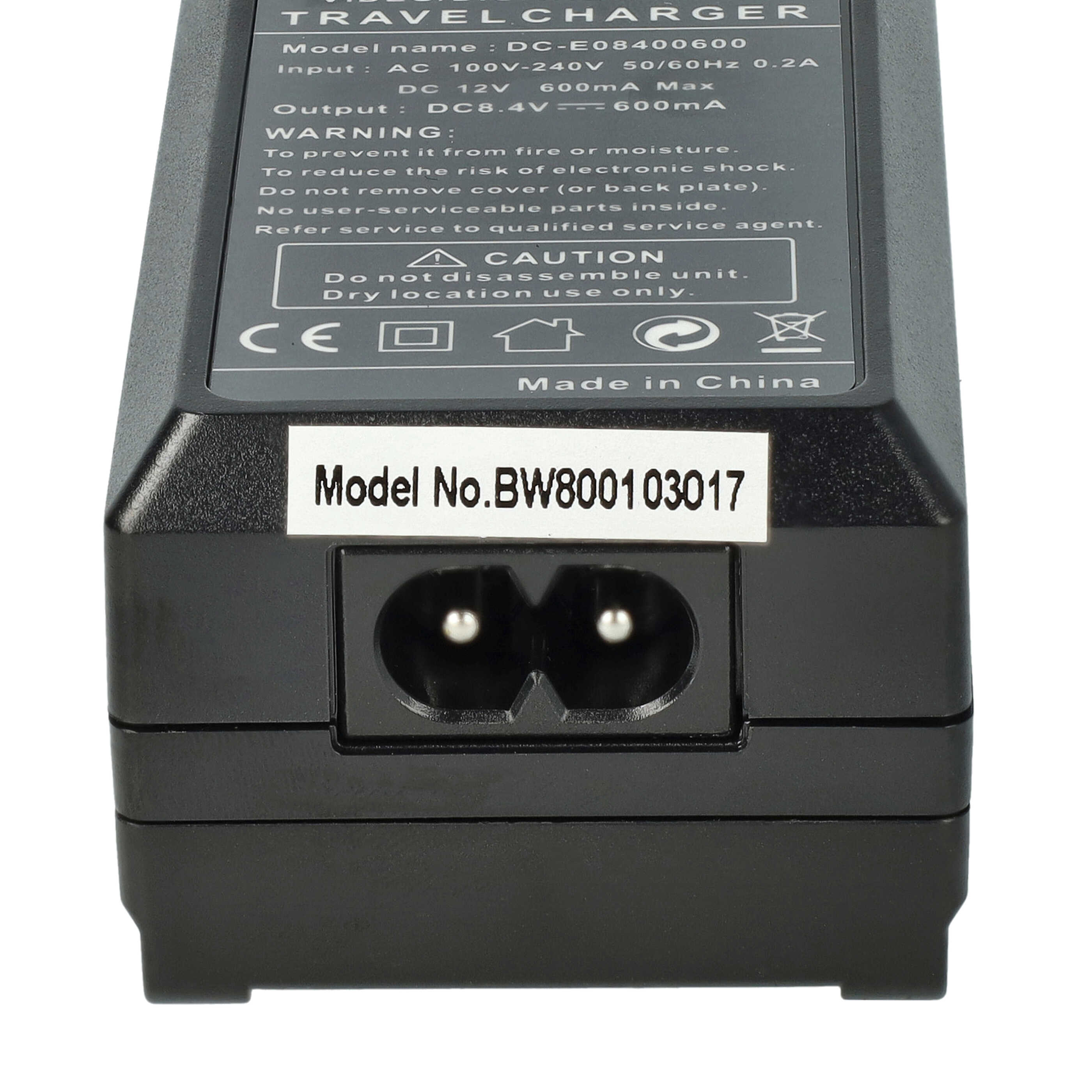Battery Charger replaces Canon CB-2LCE suitable for Canon NB-10L Camera etc. - 0.6 A, 8.4 V