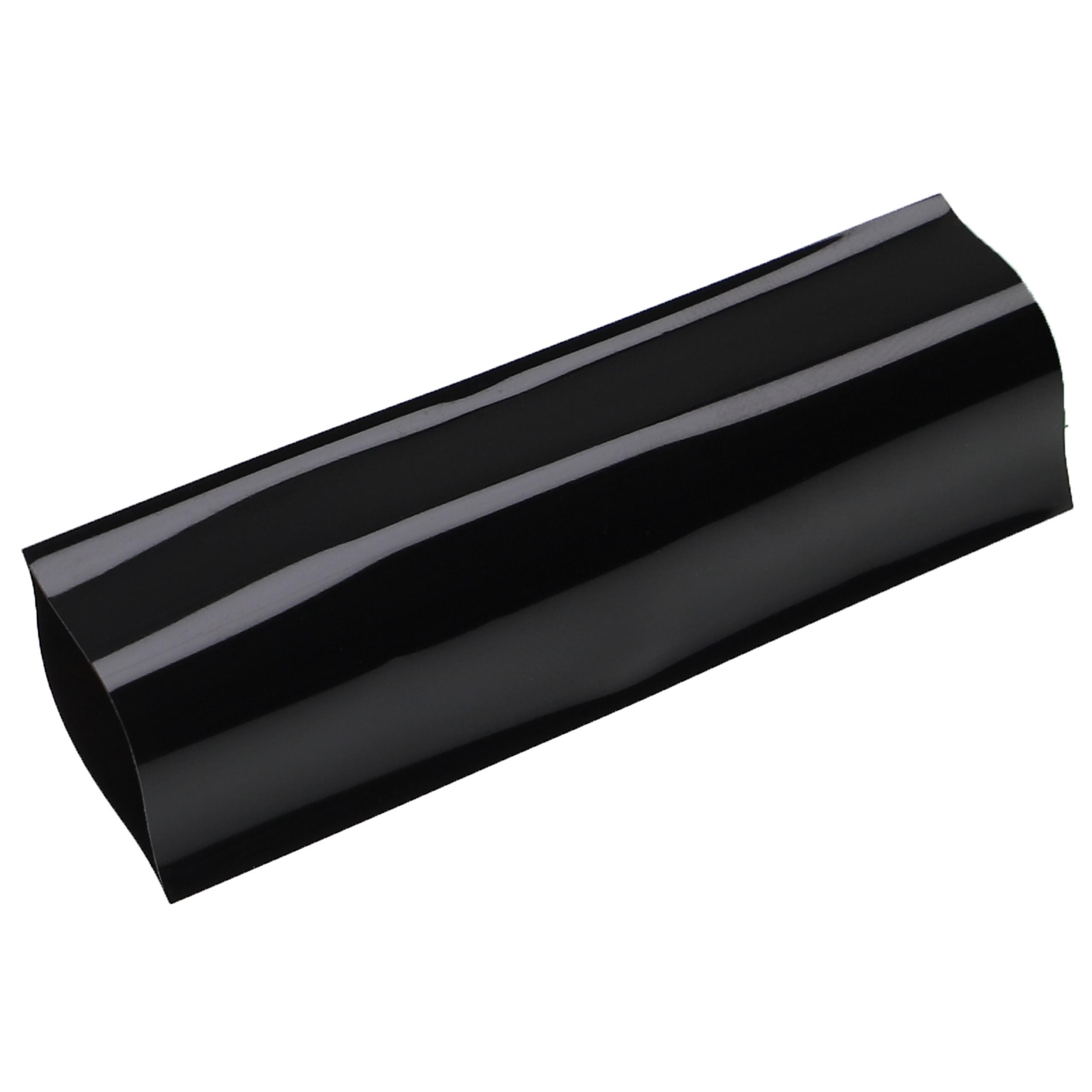 10x tubo termorretráctil compatible con celdas de batería 18650 - Láminas retráctiles negro