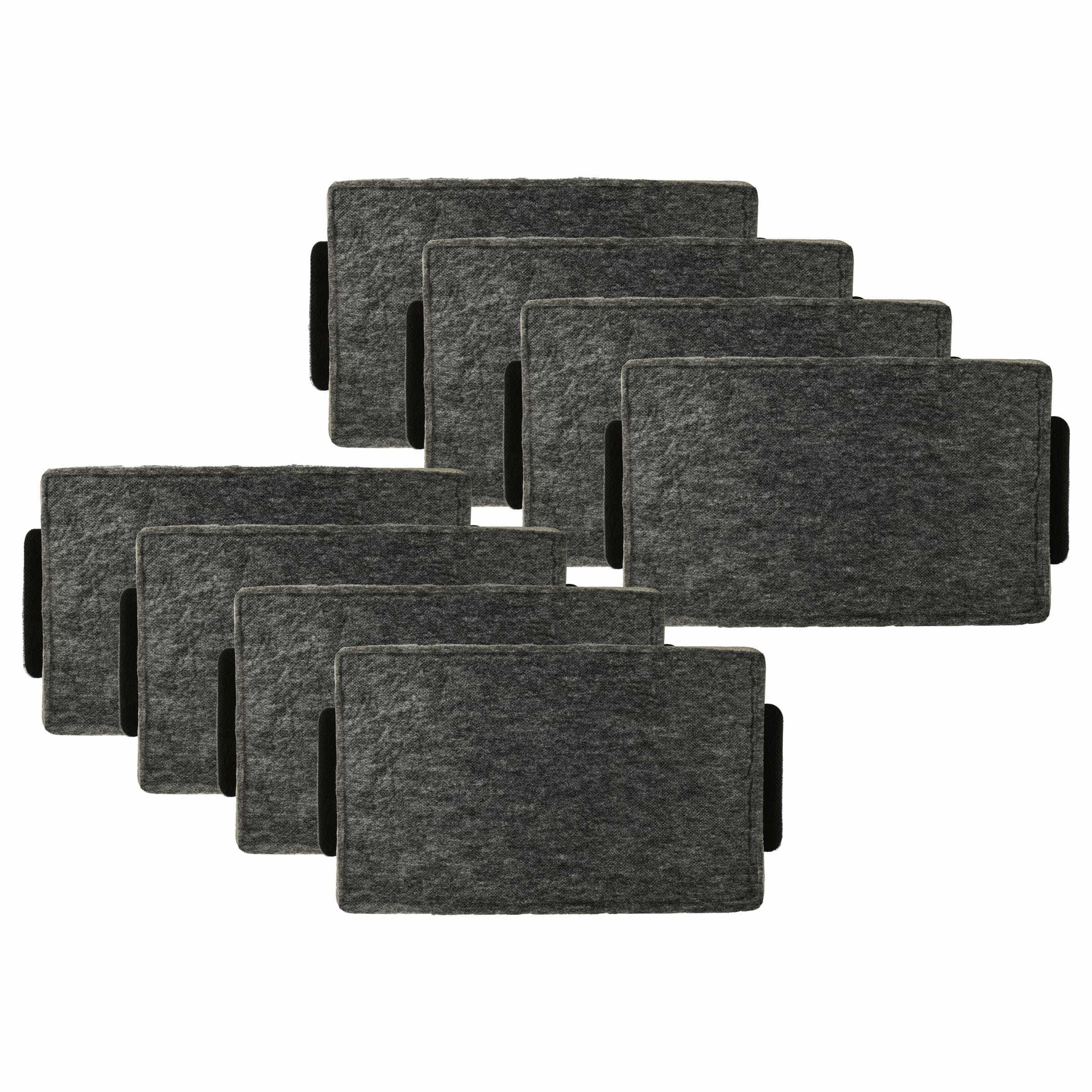 8x Filtres à charbon actif remplace Miele FWKM-1423, 9231860, DKF-19, DKF19-1, 4002515094815 pour hotte Miele