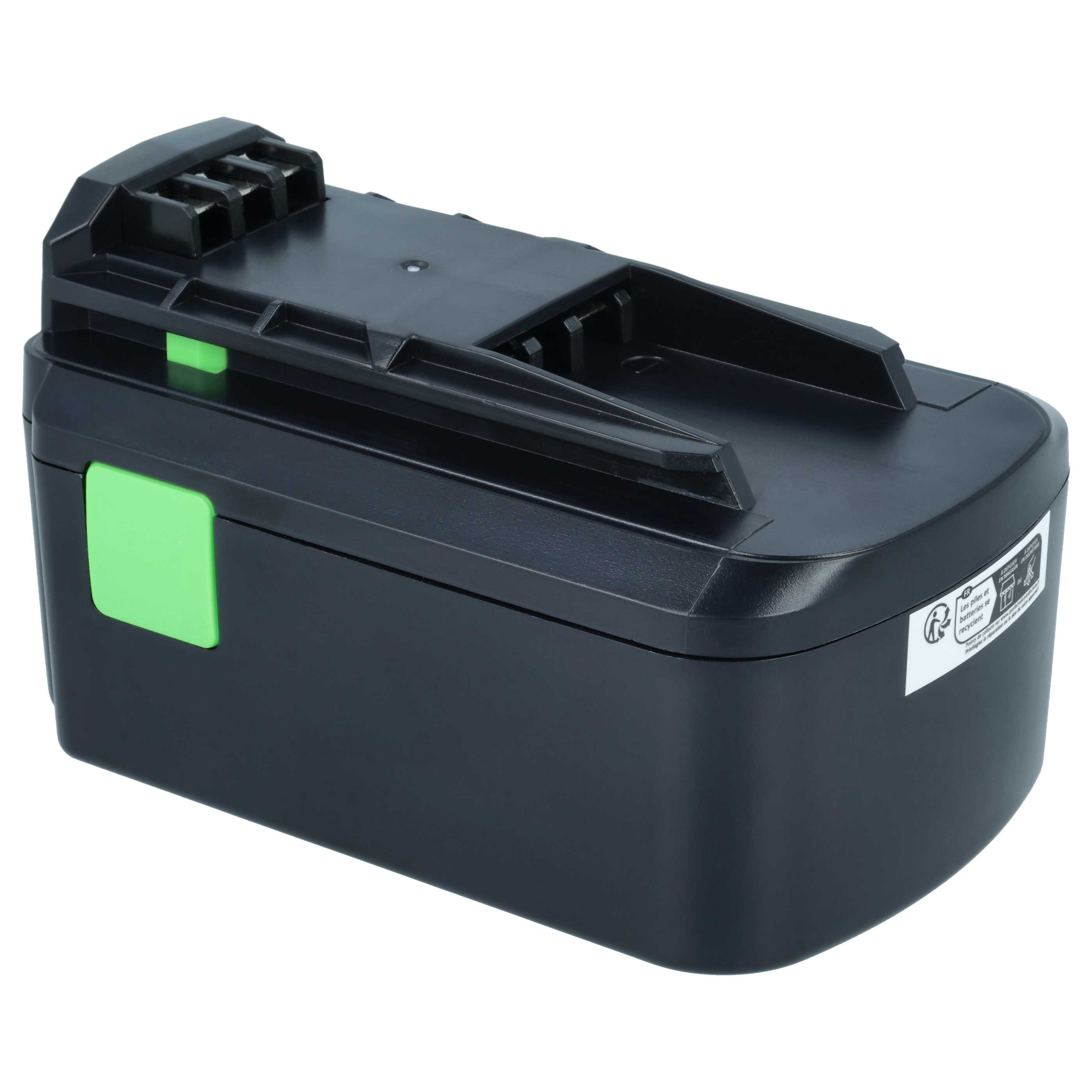 Battery replaces Festo Festool 498341, 498340, BPC 15, 494832 Electric Power Tool - 3000 mAh, 14.4 V, Li-Ion