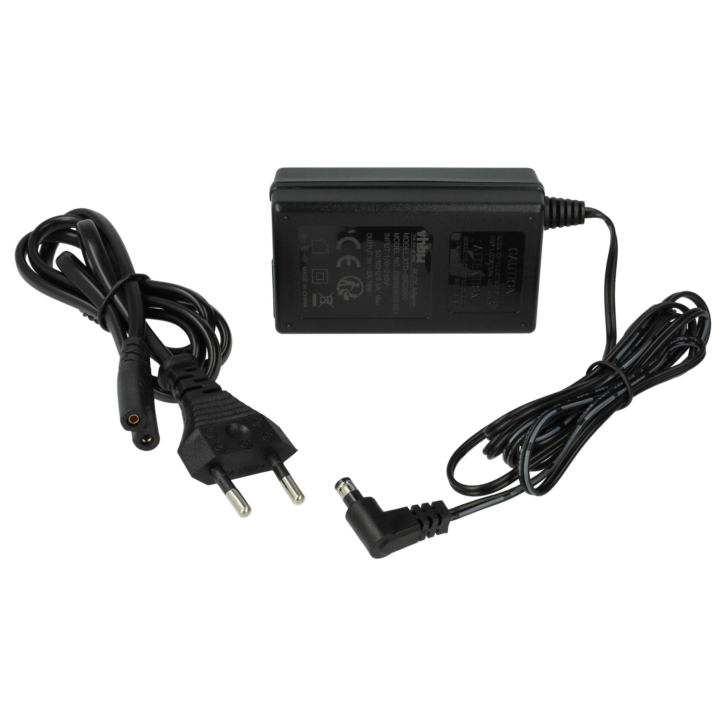 Mains Power Adapter replaces Brother AD-24, AD-30, AD-24EU, AD-24ES, AD-24E, AD-20 Electric Devices - 9 V