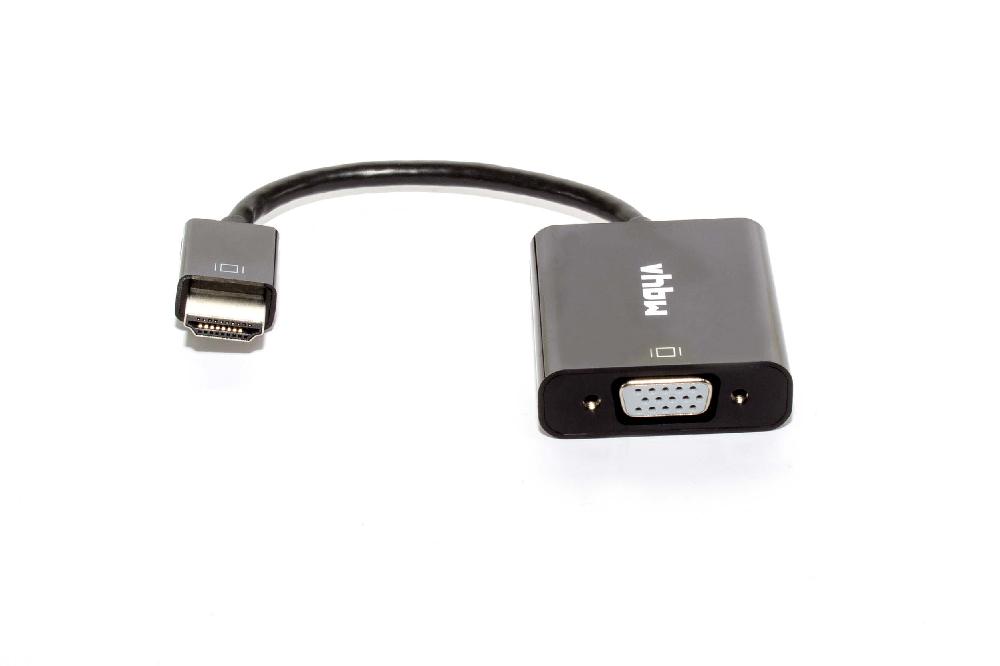 vhbw Adaptador de HDMI a VGA para monitor, TV, PC, ordenador, portátil, pantalla, televisor