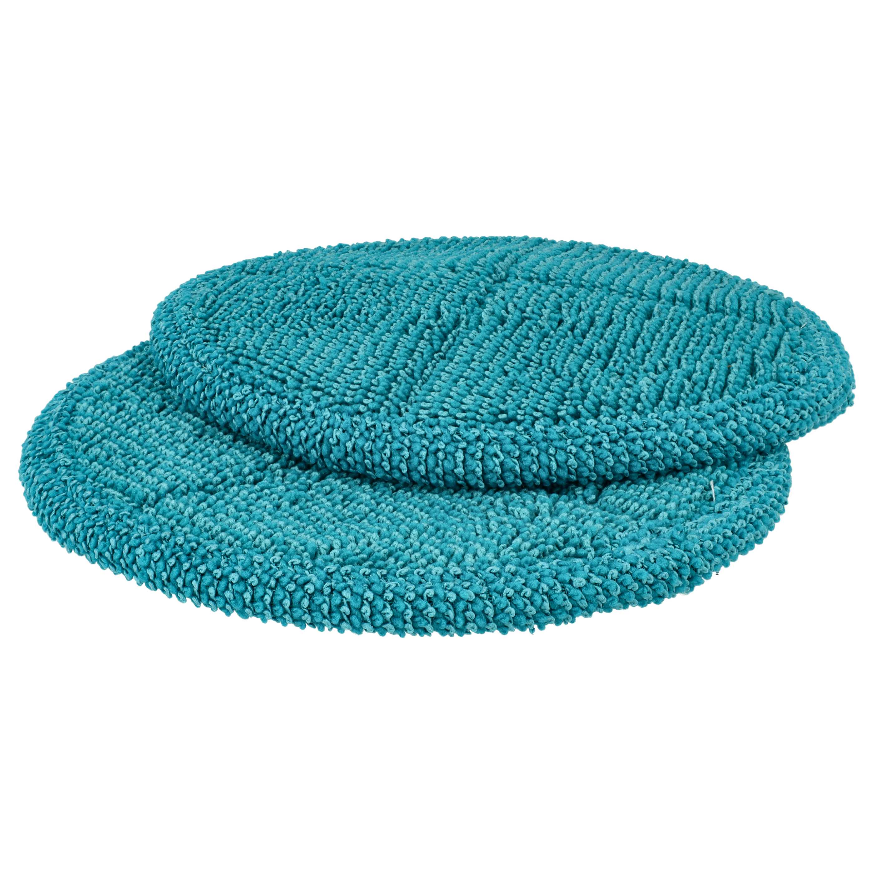 4x Lingette remplace CleanMaxx 08934 pour balais serpillère Clean Maxx - polyester / polyamide, turquoise