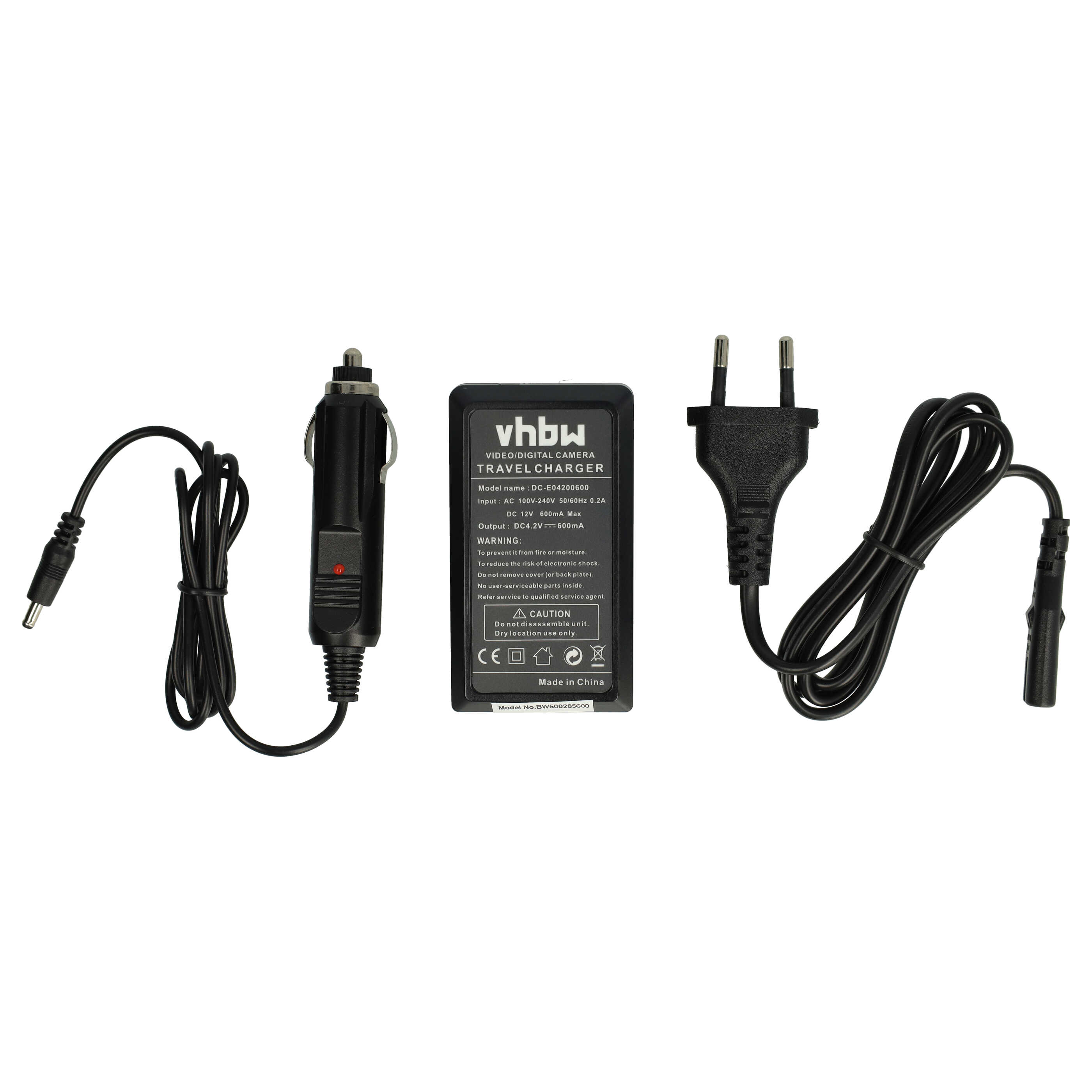 Battery Charger suitable for Nikon Keymission Digital Camera - 0.6 A, 8.4 V