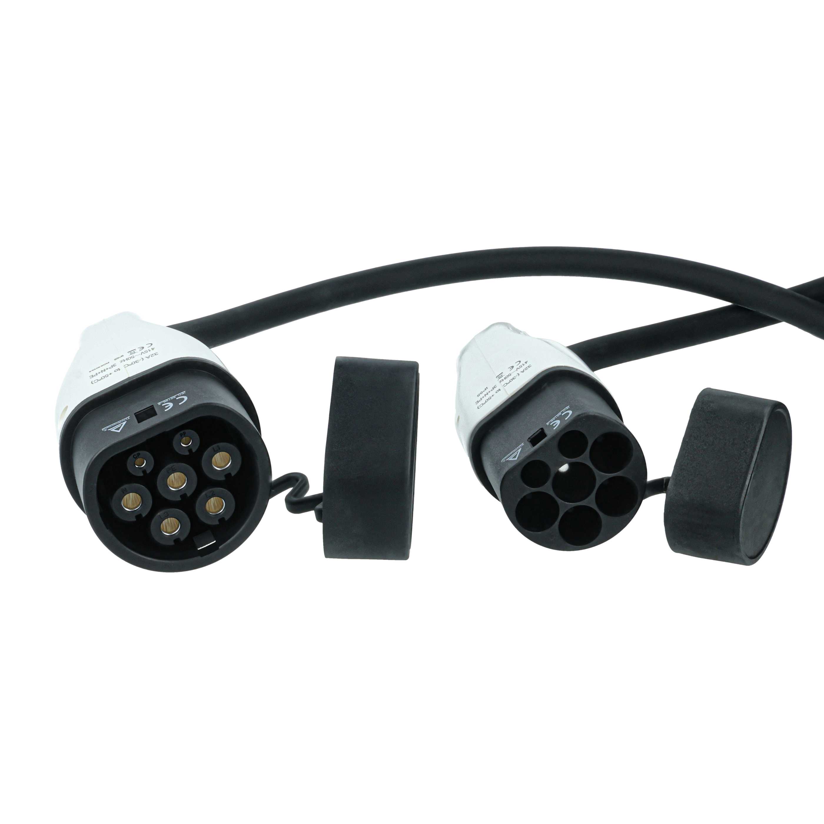 Charging Cable for Renault Zoe Electric Car etc. - Type 2 to Type 2 Cable, 3-phase, 32 A, 22 kW, 10 m