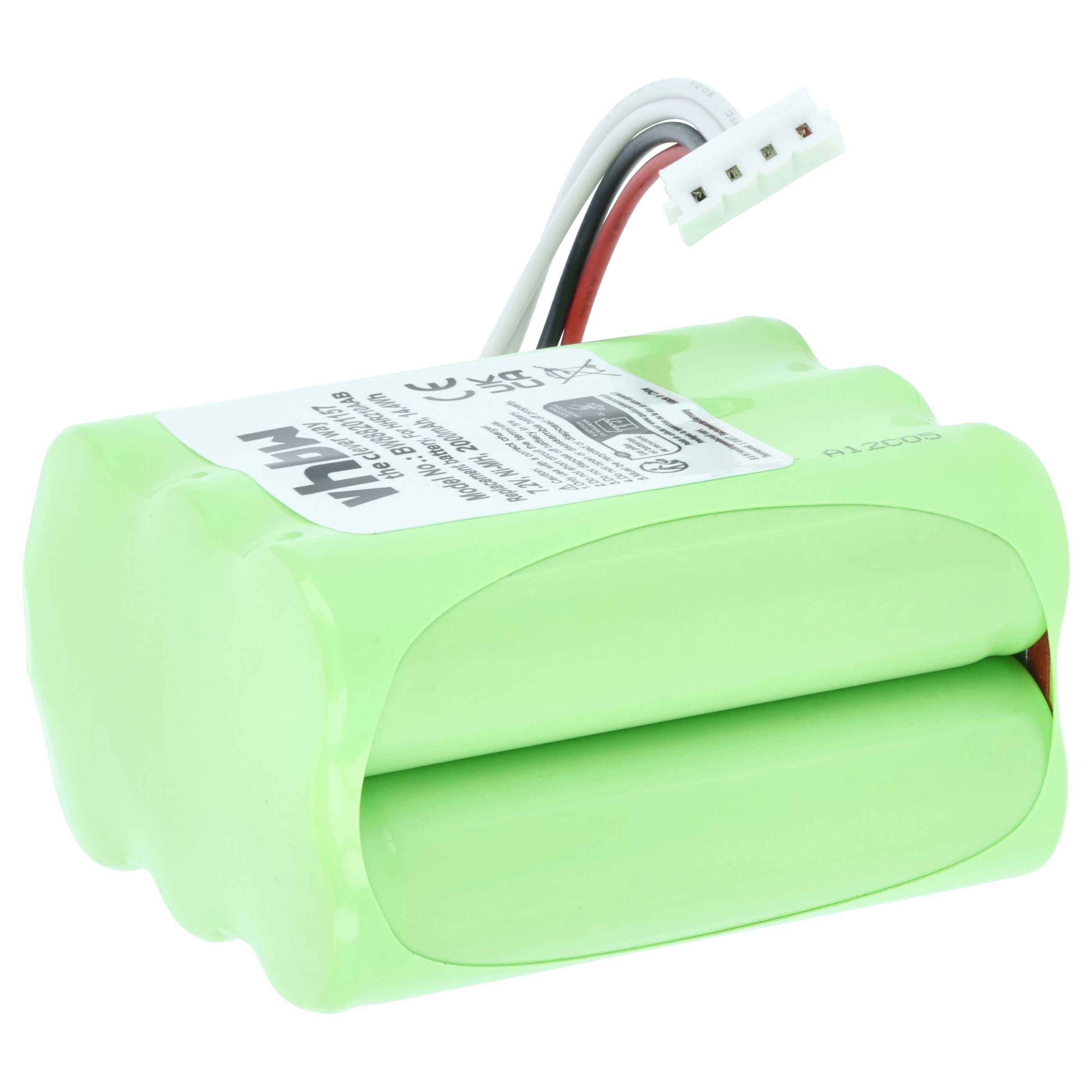 Electric Keyboard Battery replaces Korg KITBAT1002, HHR210AAB - 2000 mAh 7.2 V NiMH