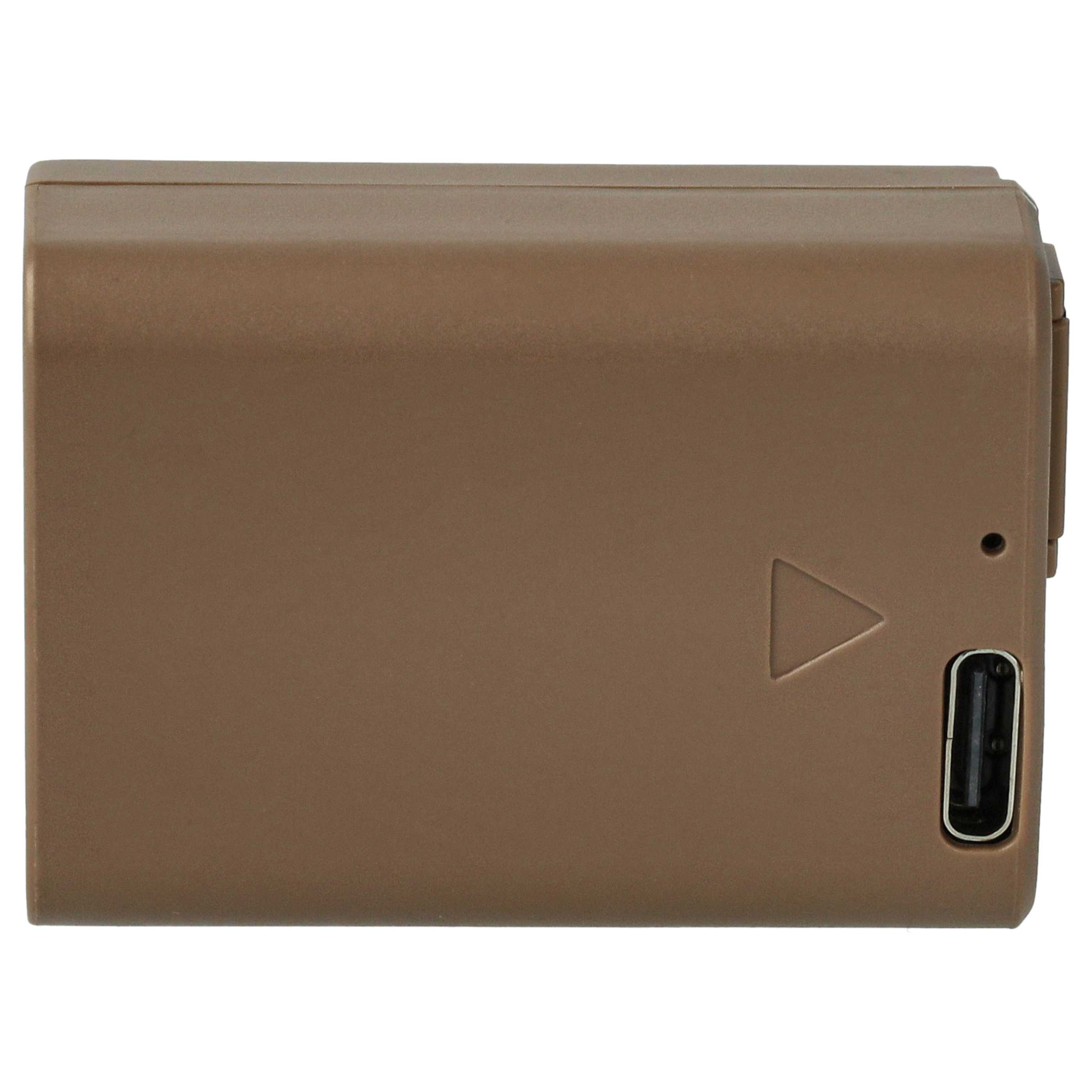 3x Battery replaces Sony NP-FW50 - 1030mAh, 7.4V, Li-Ion with Info Chip, with USB C Socket
