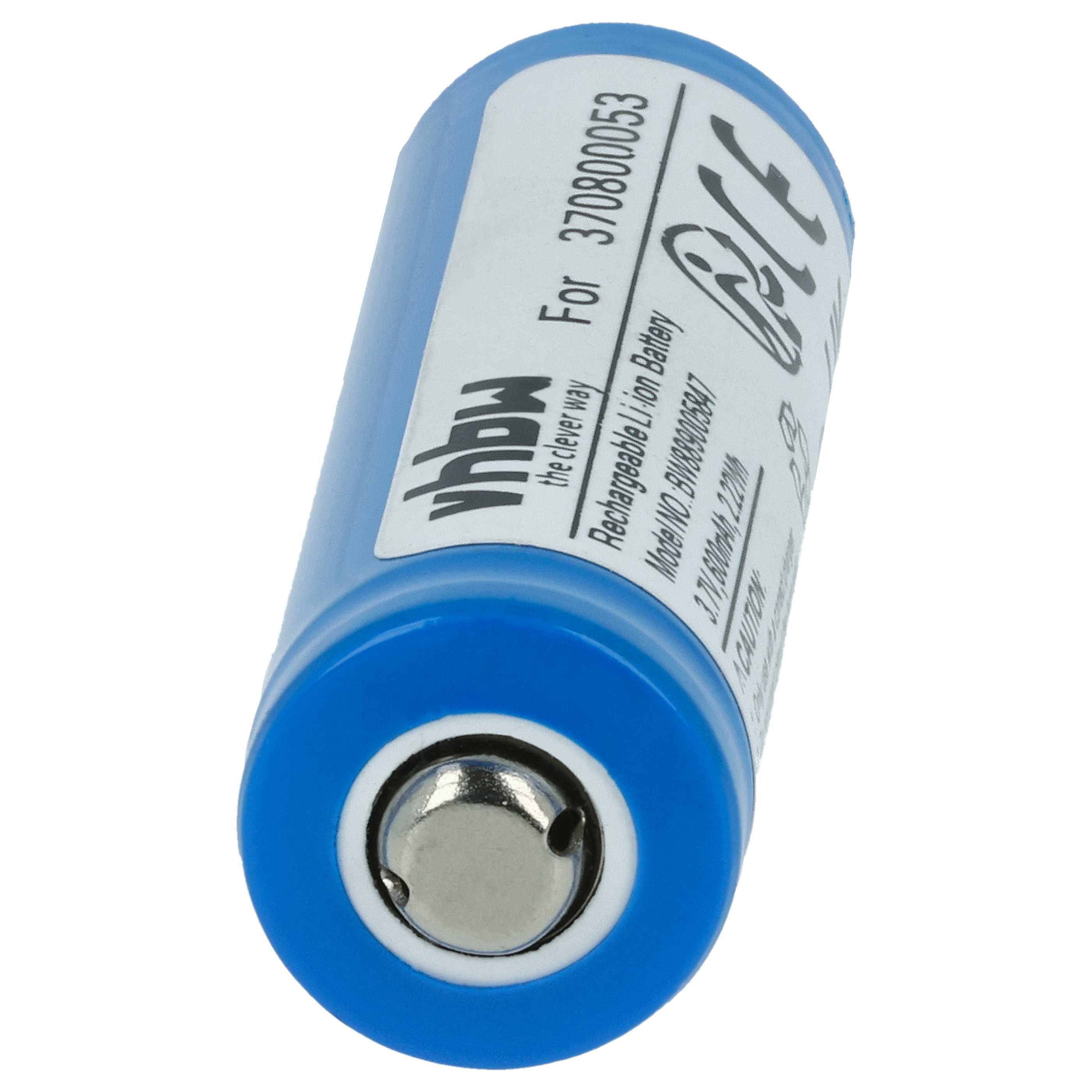 Batterie (2 pcs.) remplace Carrera 370800053 modèle radio-télécommandé - 600mAh 3,7V Li-ion