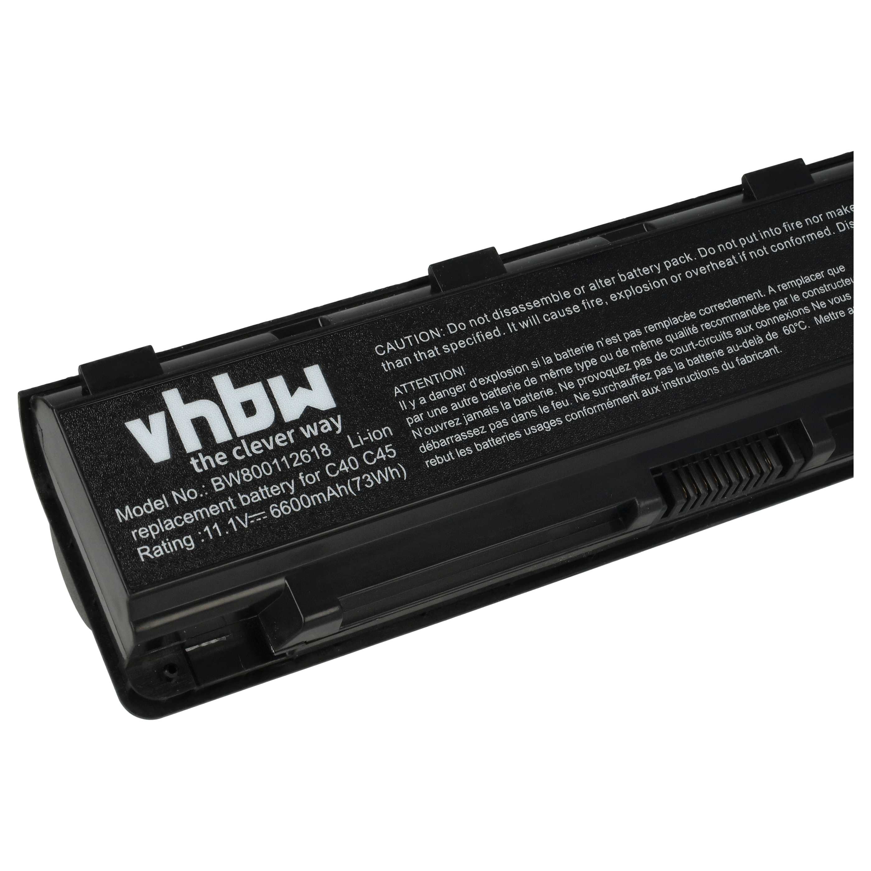 Akumulator do laptopa zamiennik Toshiba PA5109, PA5108, PA5108U-1BRS - 6600 mAh 10,8 V Li-Ion, czarny