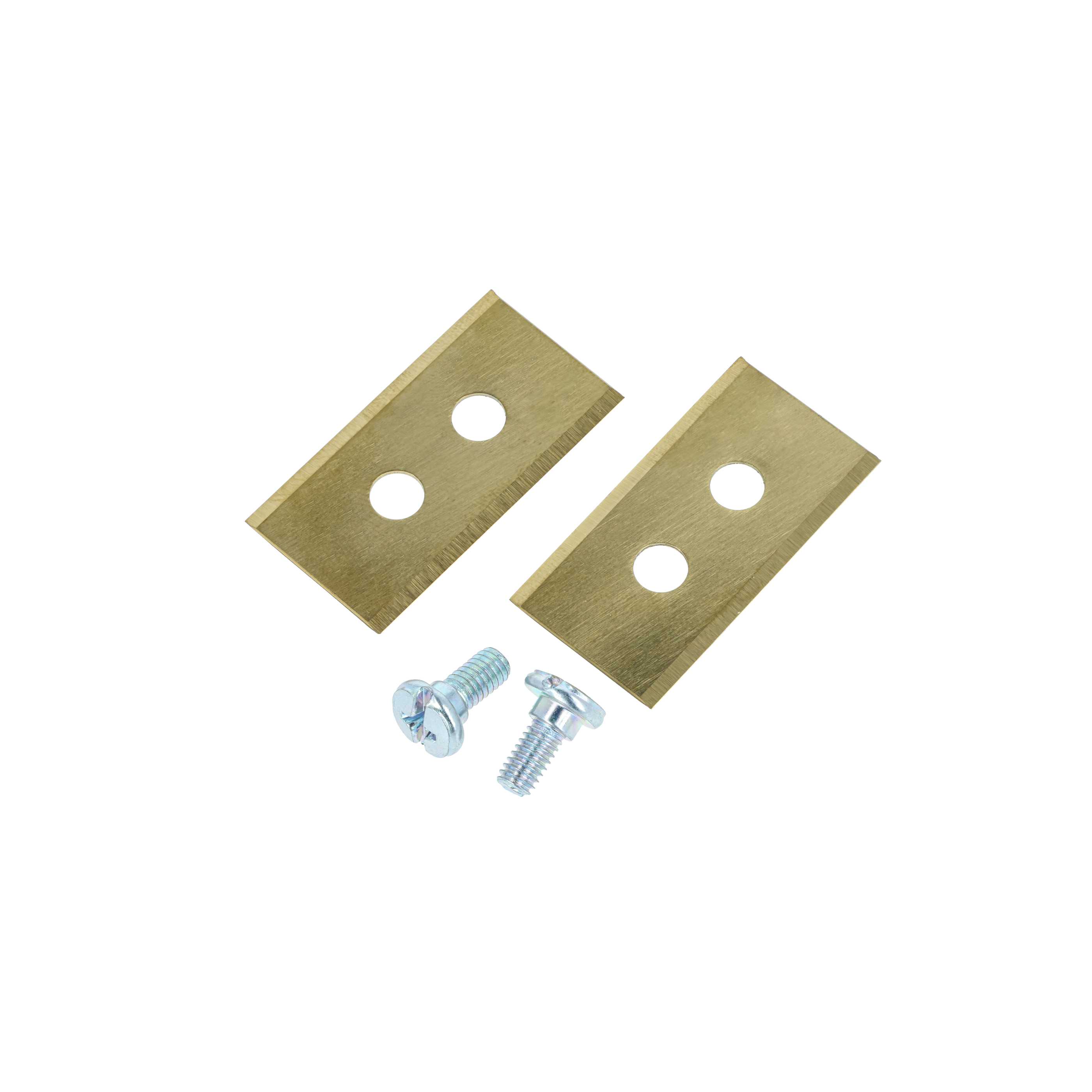 24x Lama per tagliaerba Mammotion LUBA - oro / argento, acciaio (rivestito in titanio)