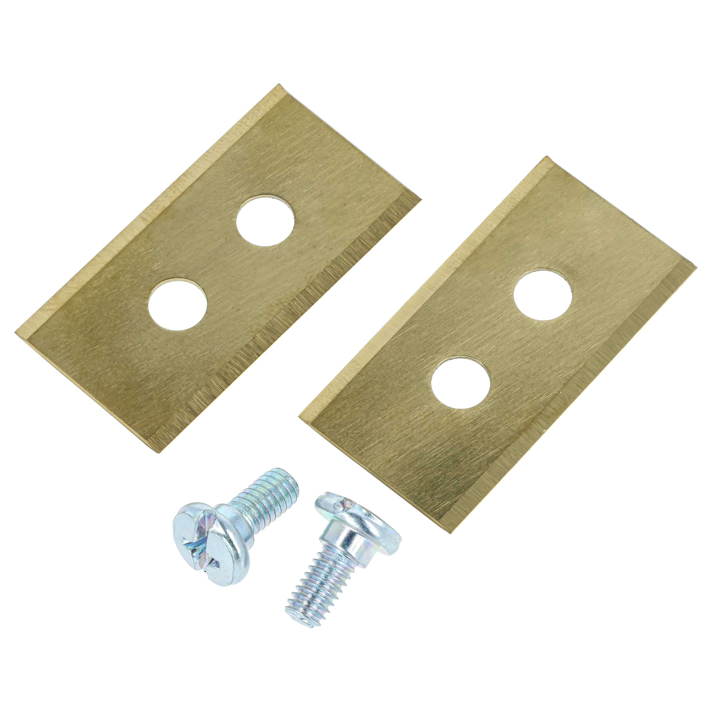 24x Lames pour tondeuse Mammotion LUBA – Couteaux acier (revêtement en titane), Silber Gold